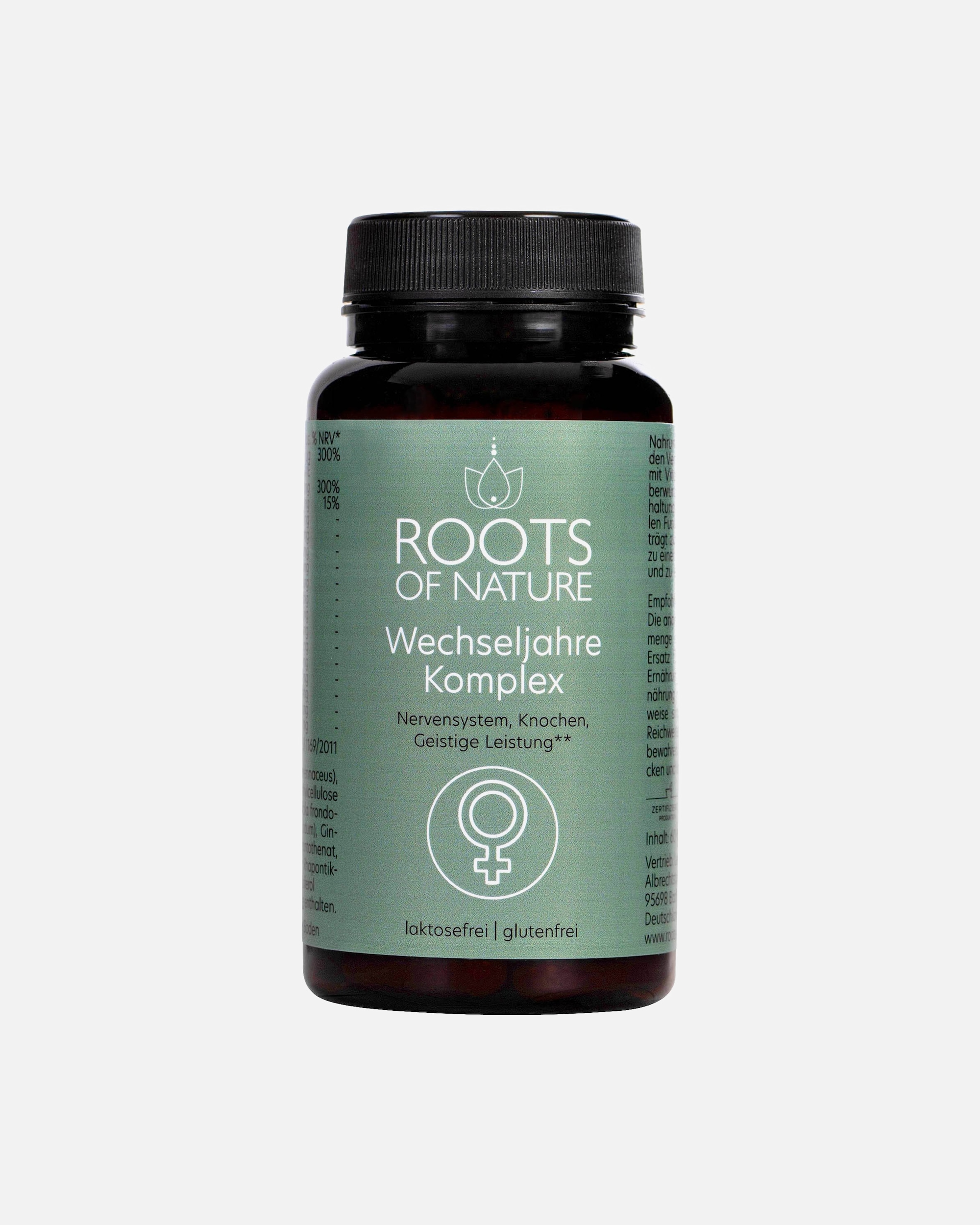 Nahrungsergänzungsmittel für Unisex ROOTS OF NATURE Default Brand Line Nahrungsergänzungsmittel 'Wechseljahre Vitalpilz-Komplex Kapseln' 60 Stk