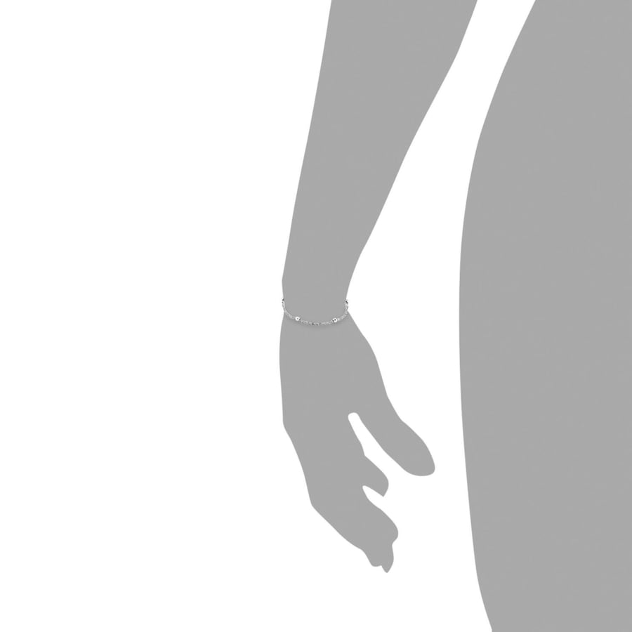 amor Armband silber Weiss Damen