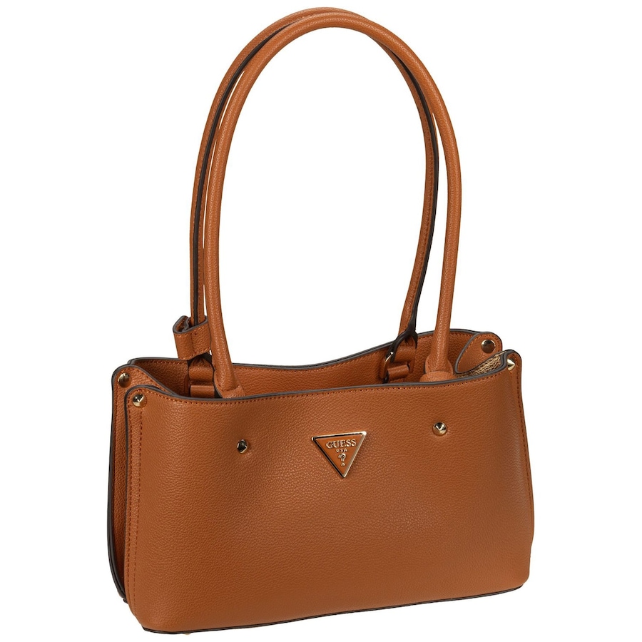 Guess Handtasche Meridian II Shoulder SAT Cognac Hellbraun Damen