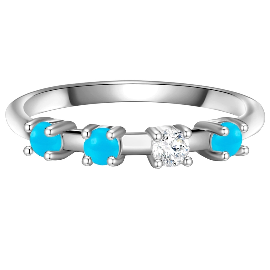 Glanzstücke München Ring Sterling Silber Zirkonia in 50 Damen