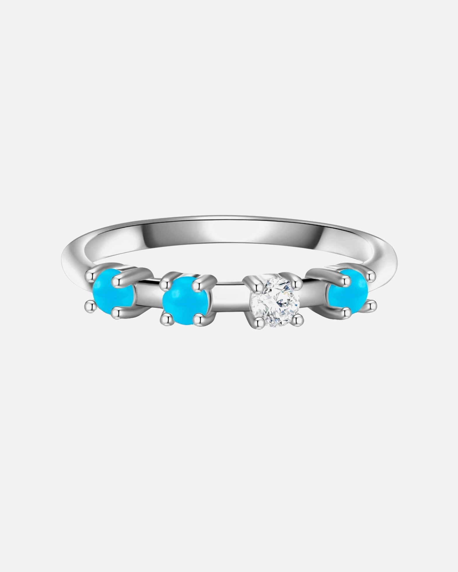 Ring für Weiblich Glanzstücke München Ring Sterling Silber Zirkonia in Silber 54