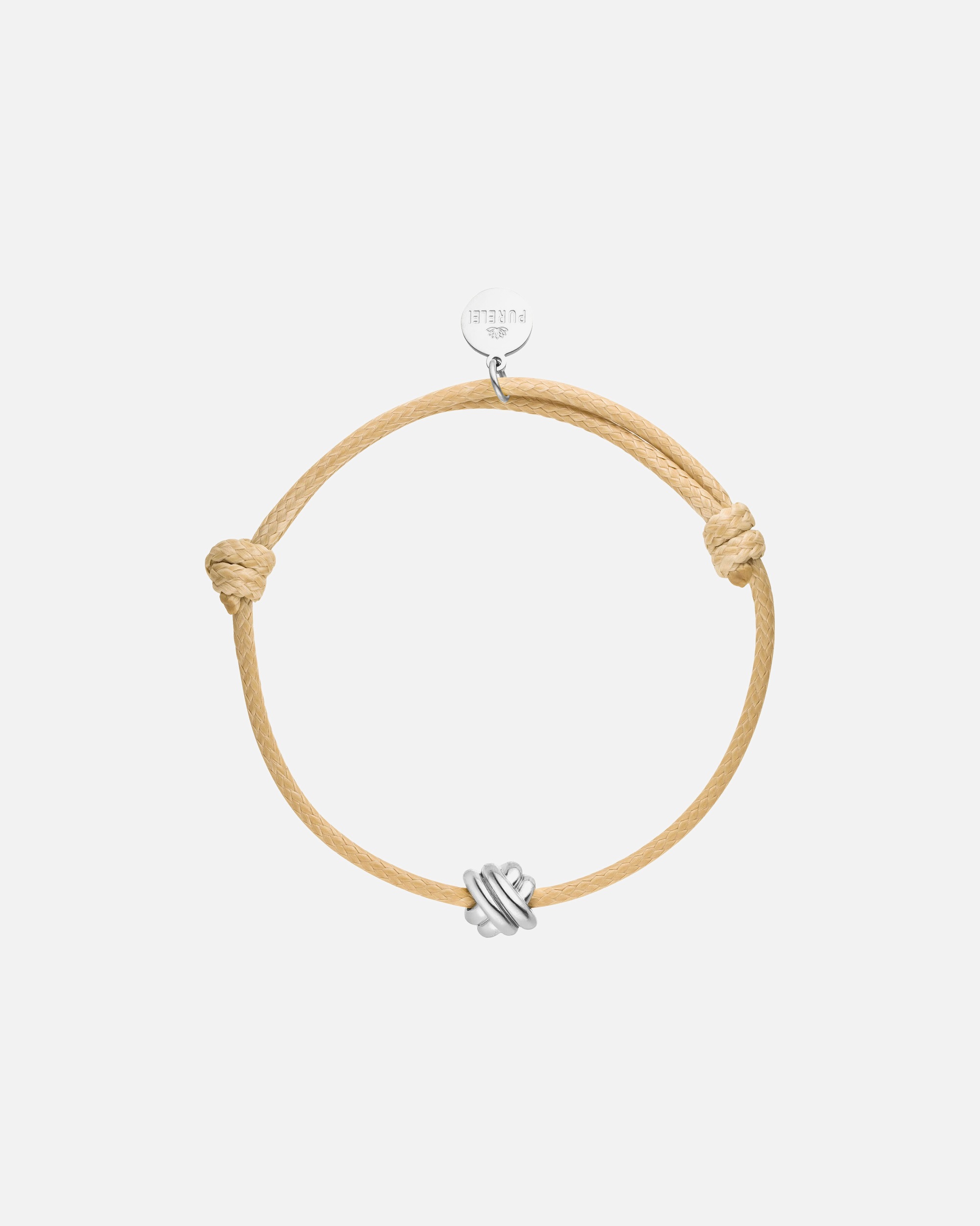 Armband für Weiblich Purelei Knot Armband 100% Edelstahl Silber