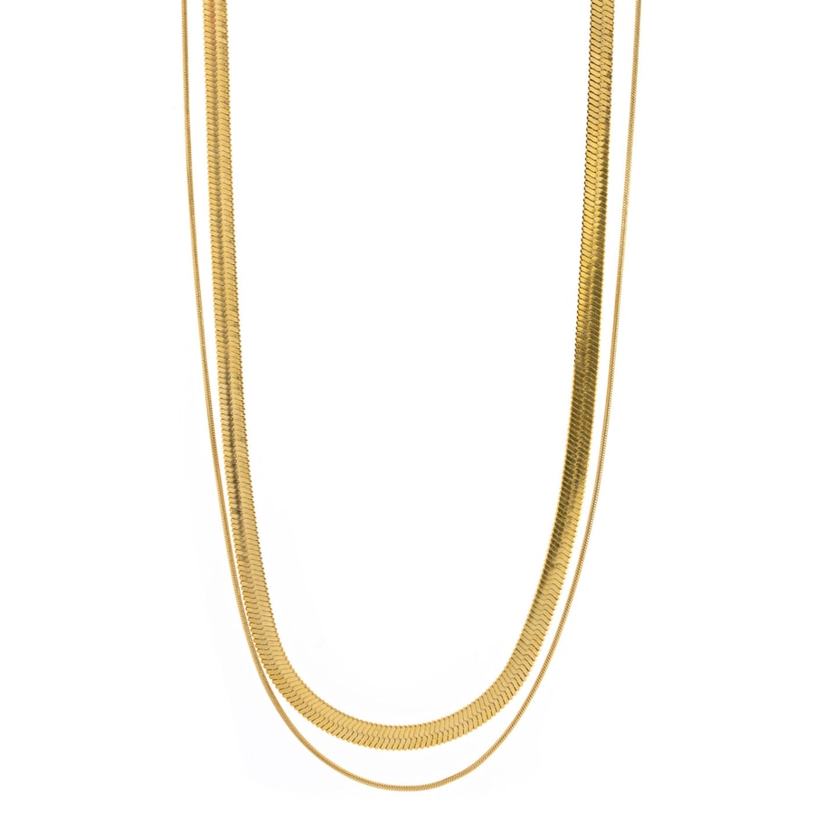 timi of sweden Halskette Ivy aus Edelstahl 43 cm Damen