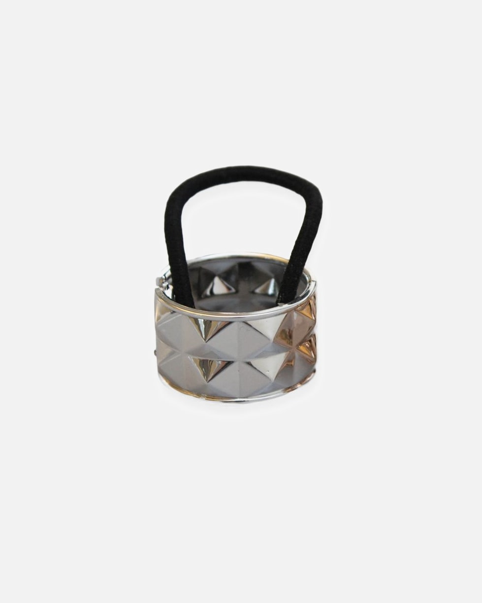 Haargummi für Weiblich SOHO Pferdeschwanz Halter Manschette Silber