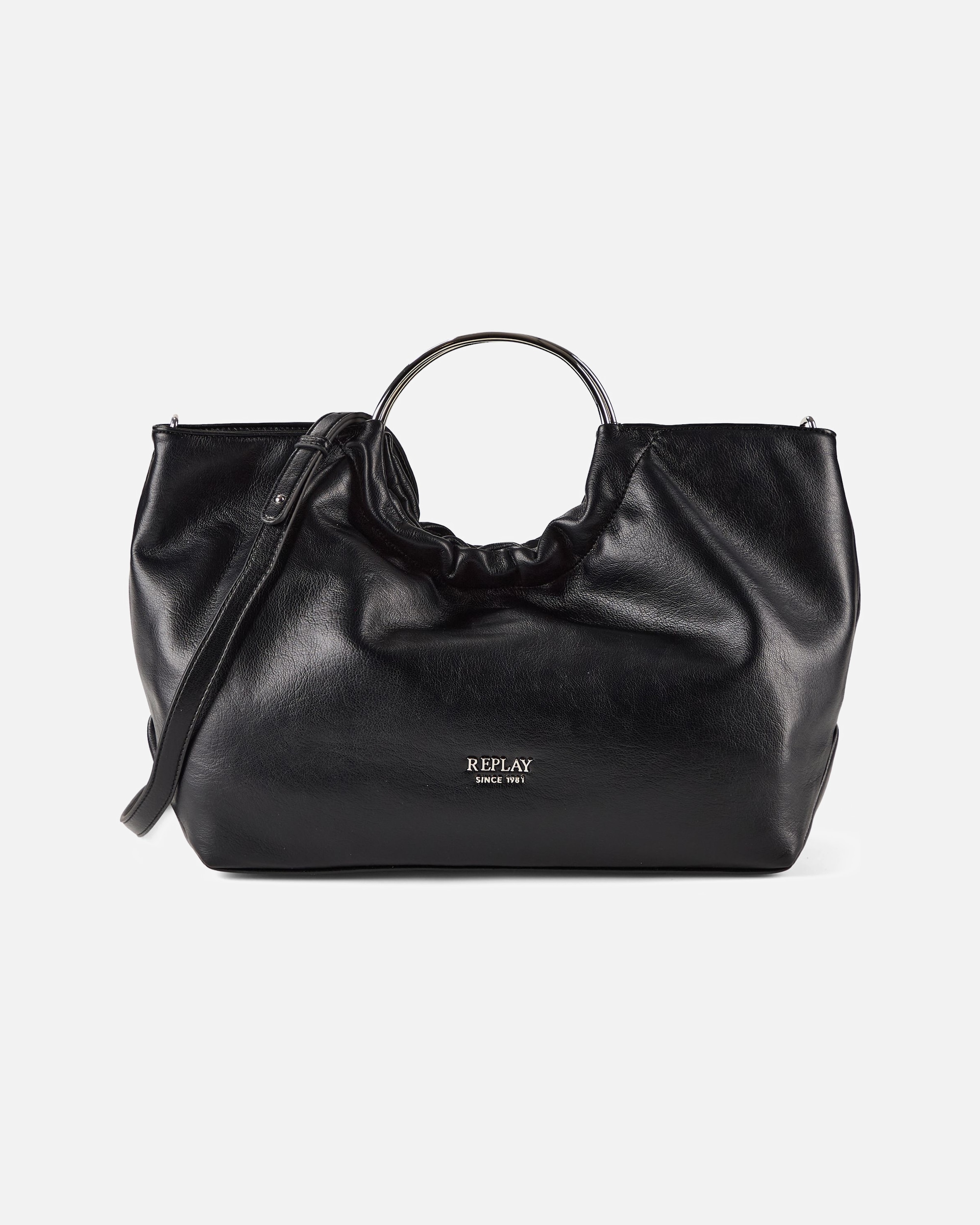 Umhängetasche für Weiblich Replay Shopper black