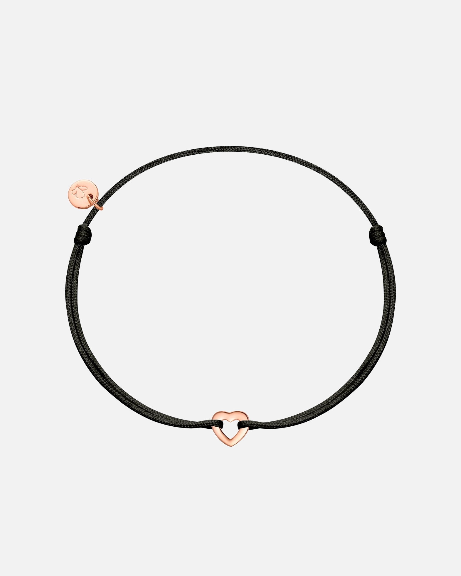 Armband für Weiblich Glanzstücke München Armband Herz aus Sterling Silber in roségold 15,0 - 22,0 cm, flexibel einstellbar