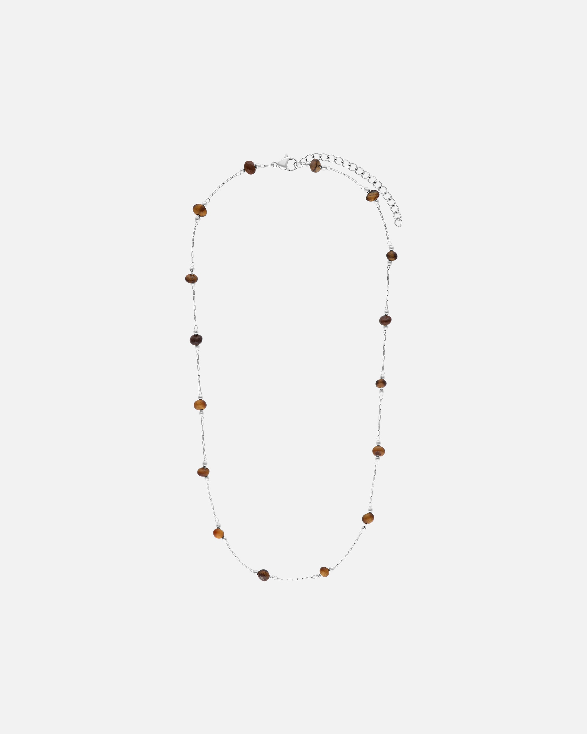 Halskette für Weiblich Lucardi Halskette Stahl 45 cm - Silberfarbig Silber