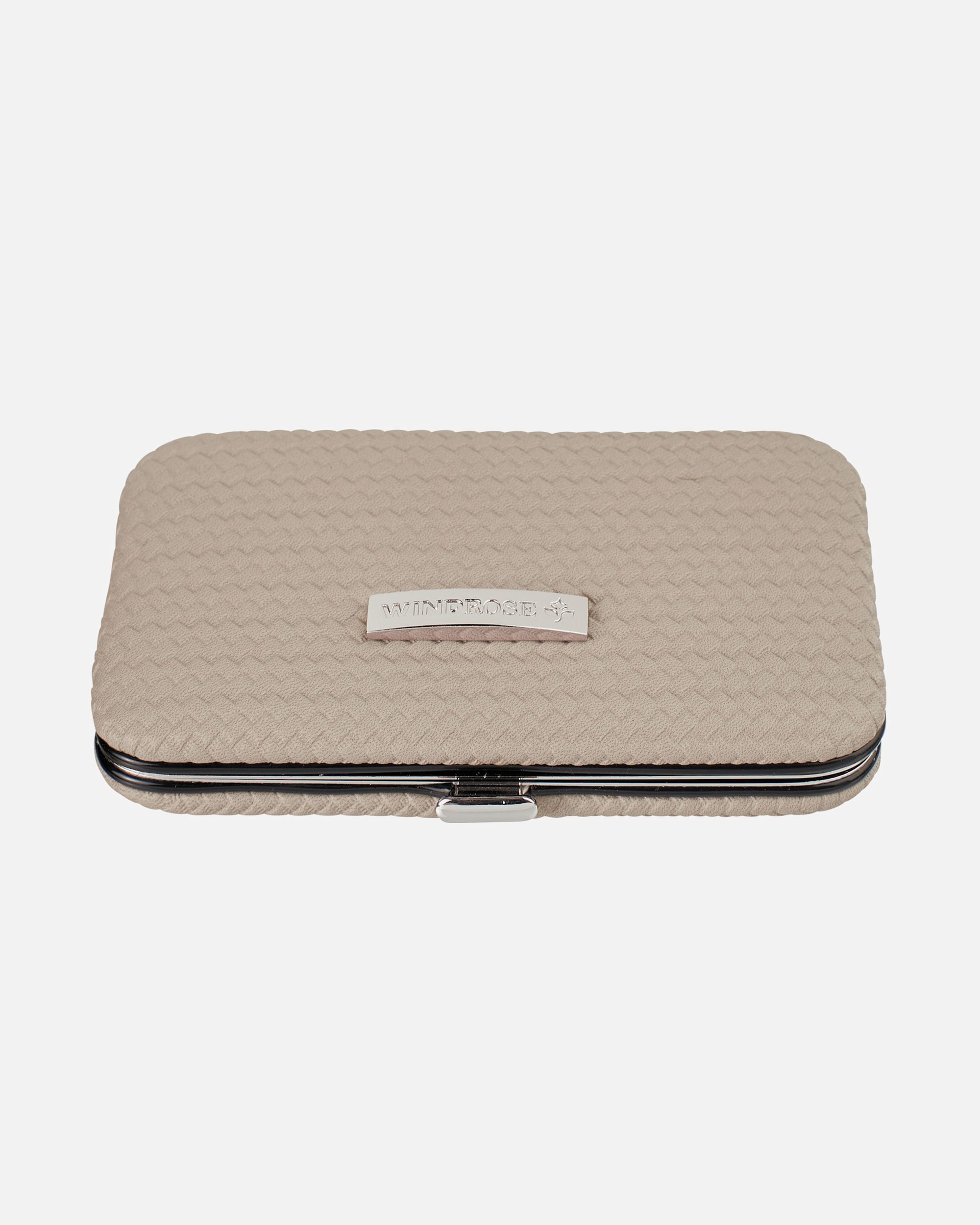 Handpflegeset für Weiblich Windrose Corbello Manciure-Set 11 cm taupe