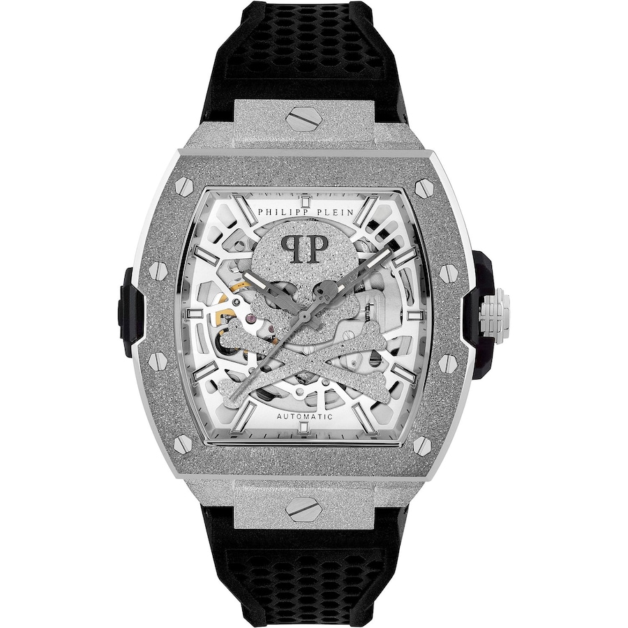 PHILIPP PLEIN Herrenuhr Edelstahl schwarz, silber Herren