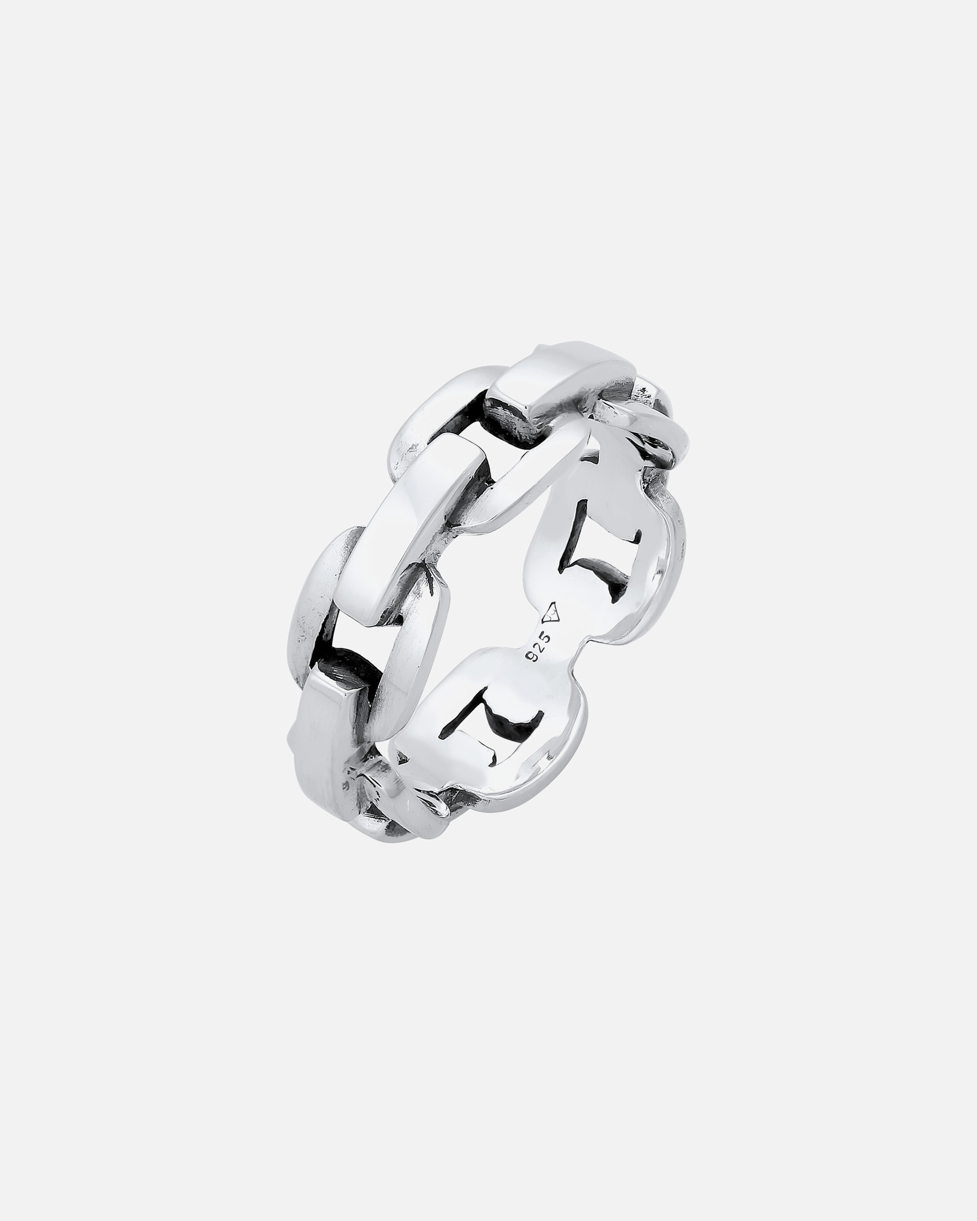 Ring für Männlich KUZZOI Herren Anker Kettenring Trend 925 Silber 62