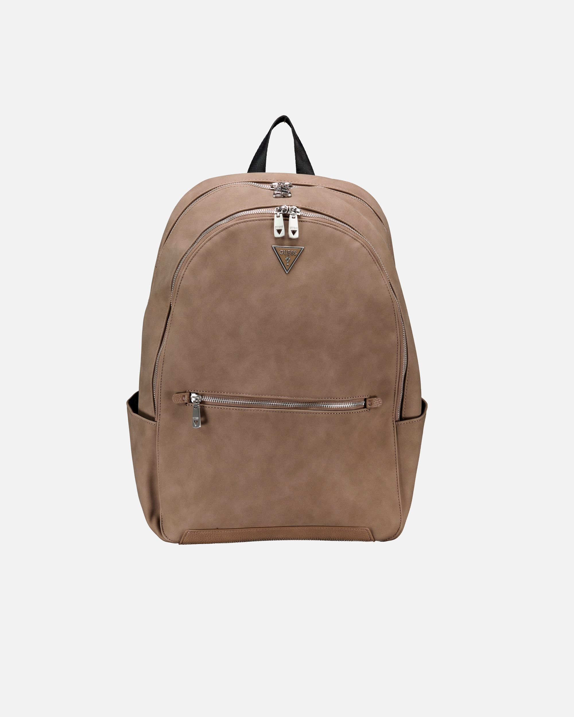 Rucksack für Männlich Guess Rucksack Torino mit Laptopfach 15 Zoll Desert Beige