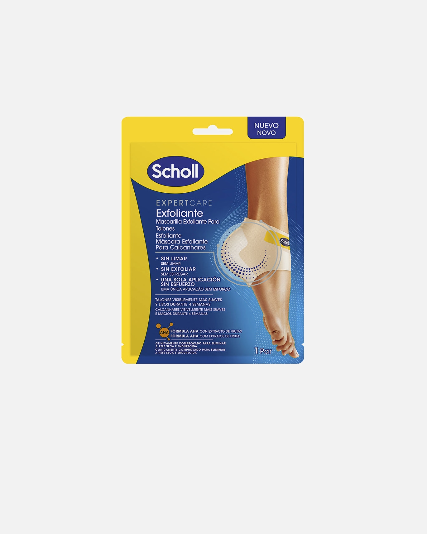 Fußpflegeset für Unisex Scholl EXPERT CARE Peeling-Fersenmaske 1 Stück