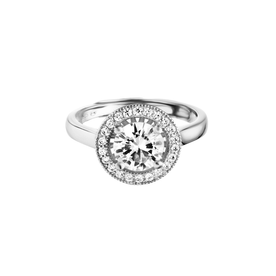 Julie Julsen Ring 925/- Sterling Silber Zirkonia weiß Weiss Damen
