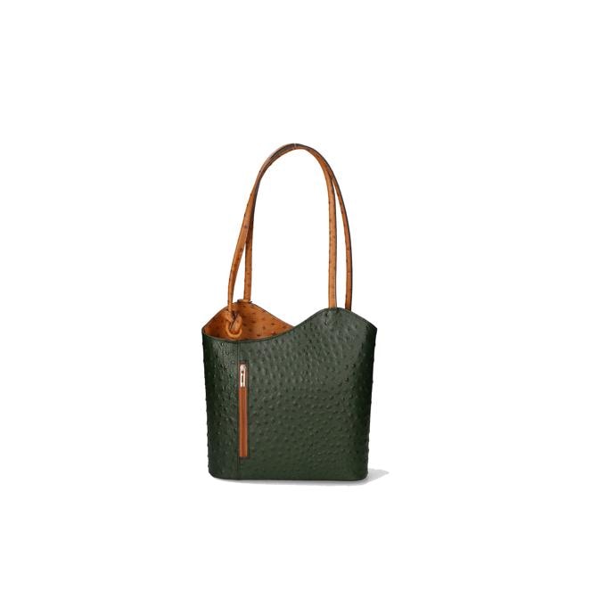 FELIPA Handtasche Grün Cognac Damen