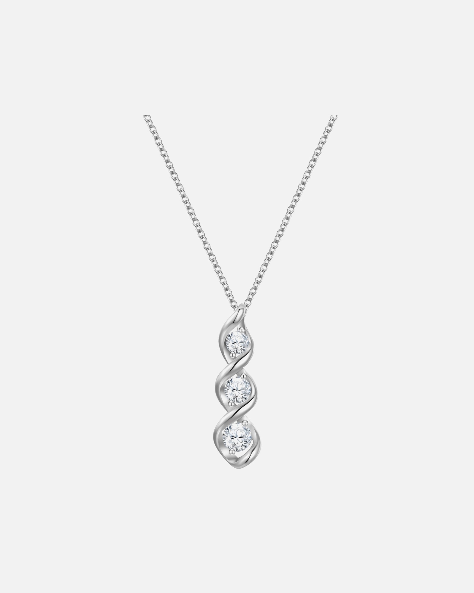 Halskette für Weiblich Rafaela Donata Halskette aus Sterling Silber in Silber mit Zirkonia 42,0 cm Basiskette + 7,0 cm Verlängerung