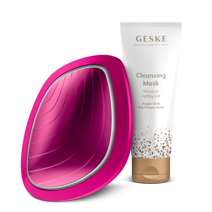 GESKE Sonic Warm & Cool Mask | 9 in 1 Farbe: Magenta + Gratis Kosmetik