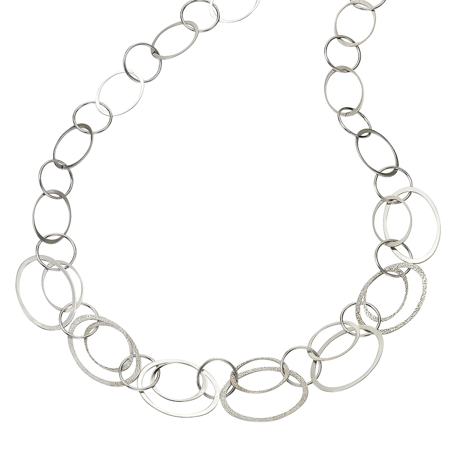 Celesta Halskette 925/- Sterling Silber 45 cm Weiss Damen