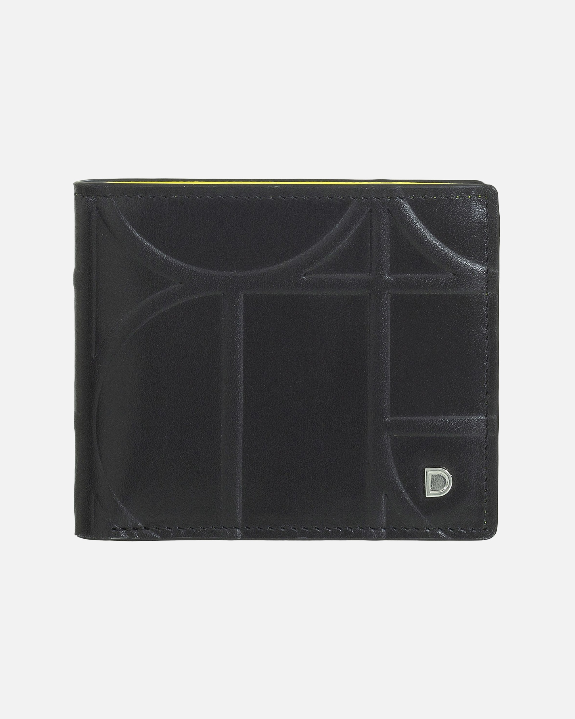 Portemonnaie für Männlich DuDu Up! Herrengeldbörse black-bright yellow