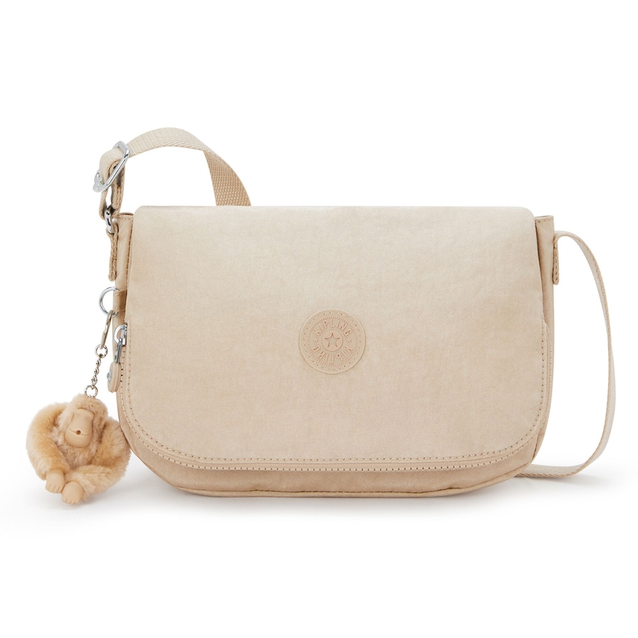 Kipling Basic Plus Umhängetasche sparkled beige Weiss Damen