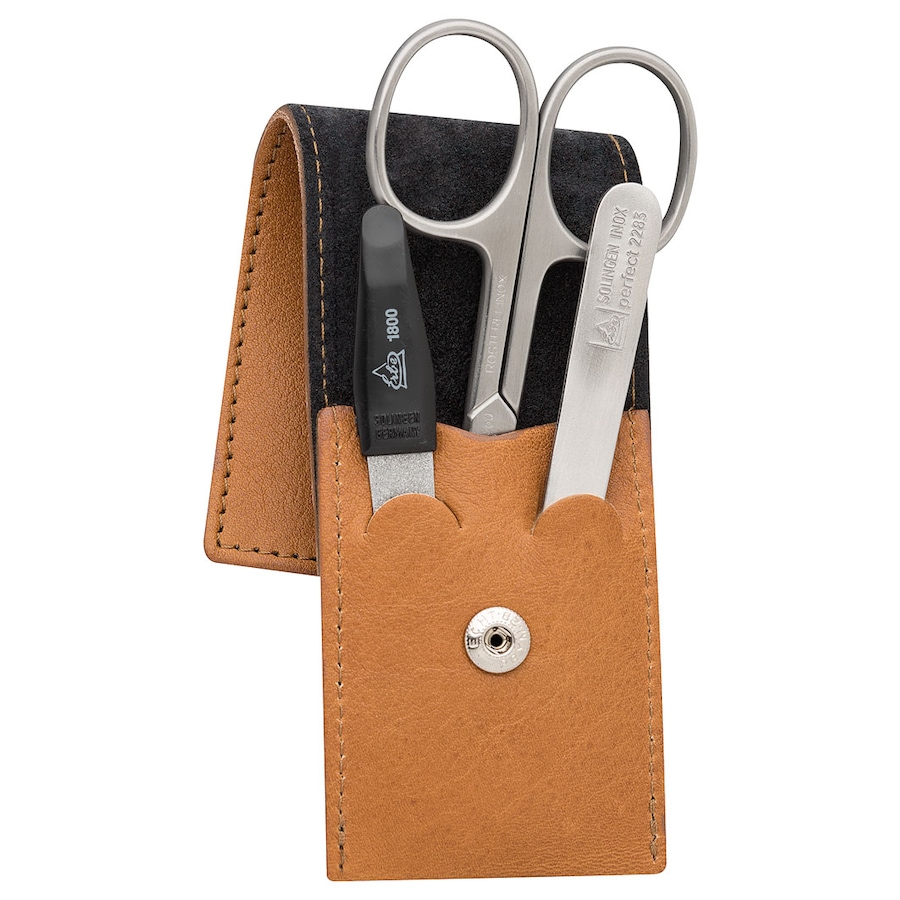 ERBE Maniküre Set Taschen-Etui Serie "Cognac" 3-tlg.