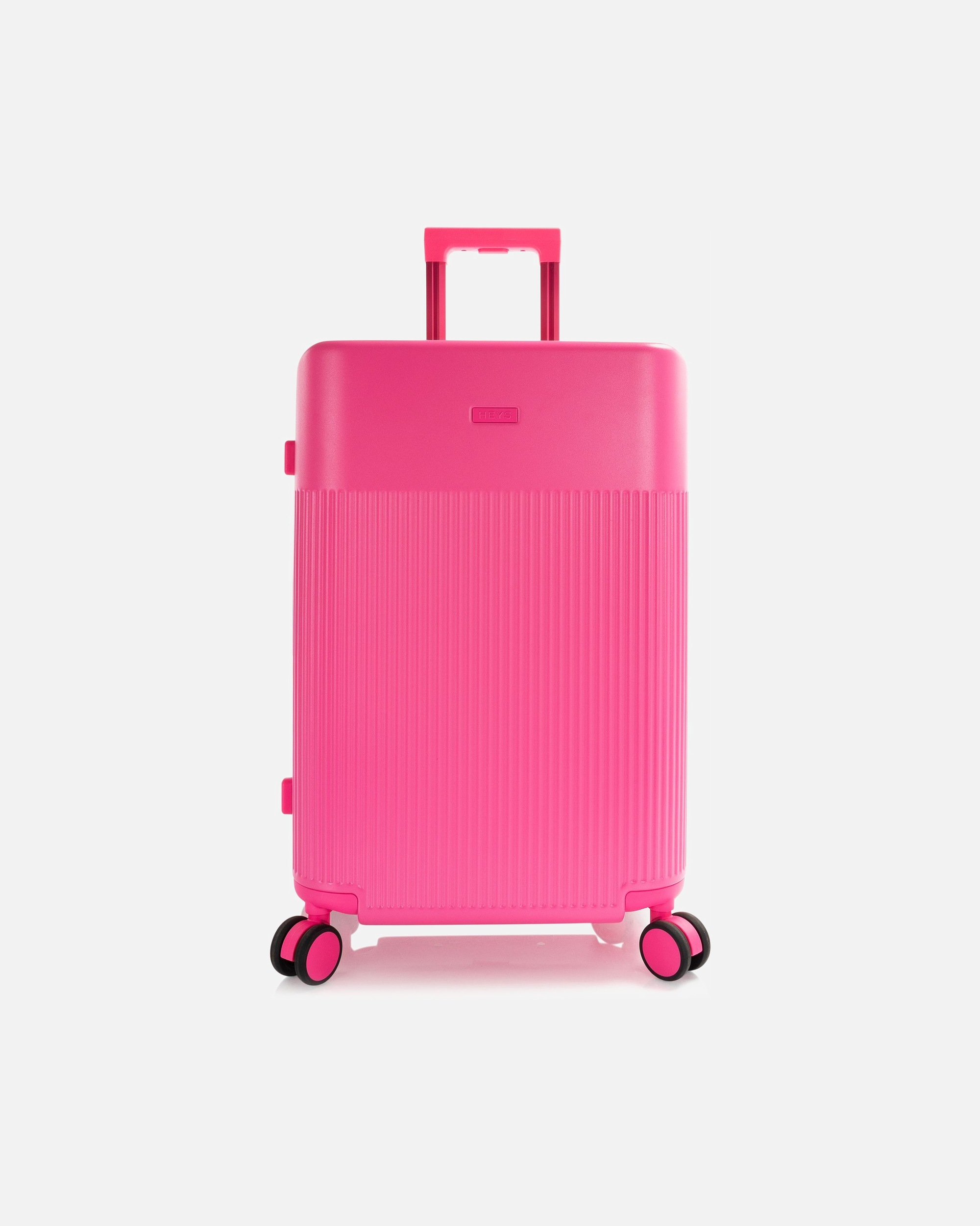 Koffer für Männlich Heys HiLite 4 Rollen Trolley M 63.5 cm mit Dehnfalte flamingo pink