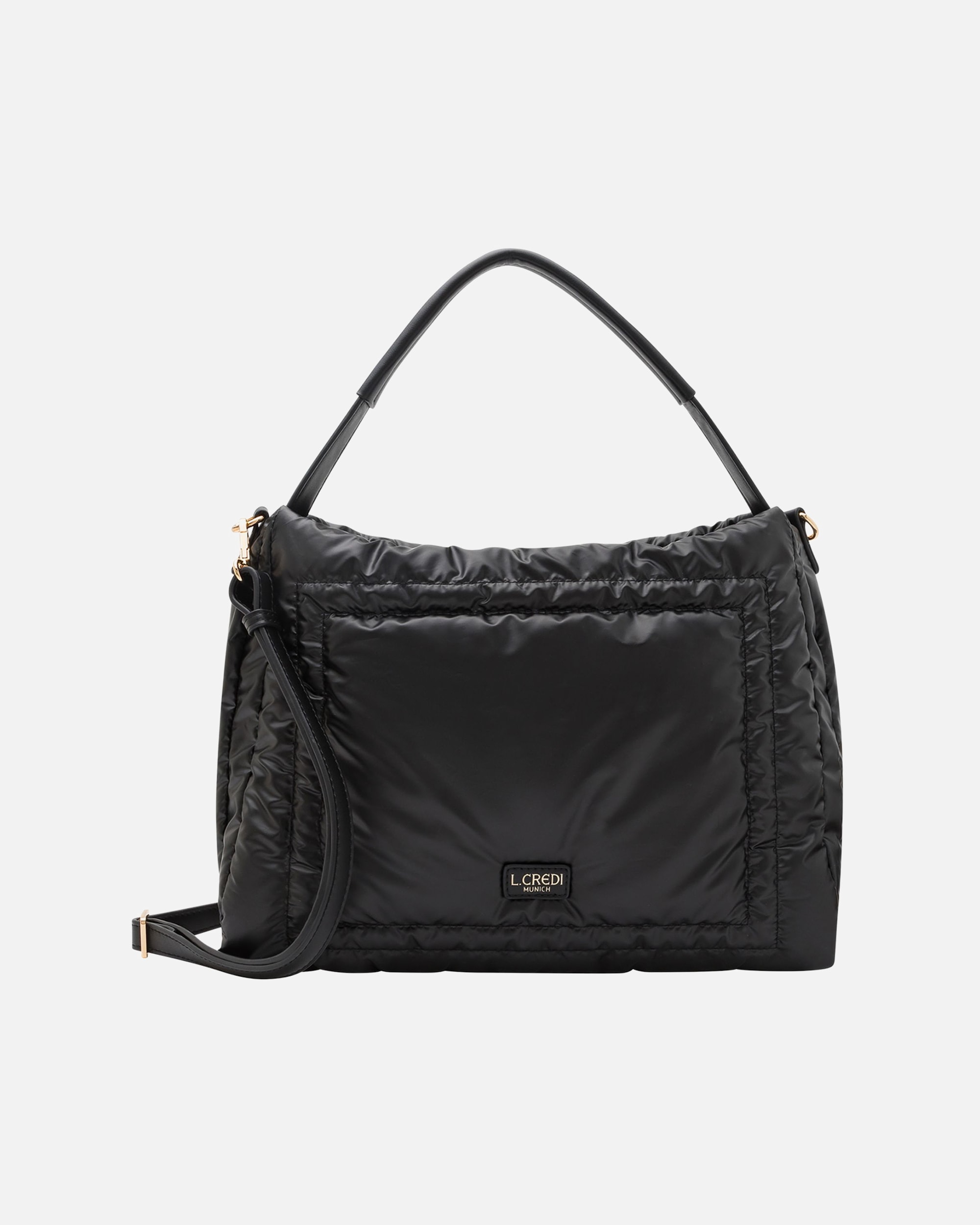 Handtasche für Weiblich L.CREDI Odina Schultertasche schwarz