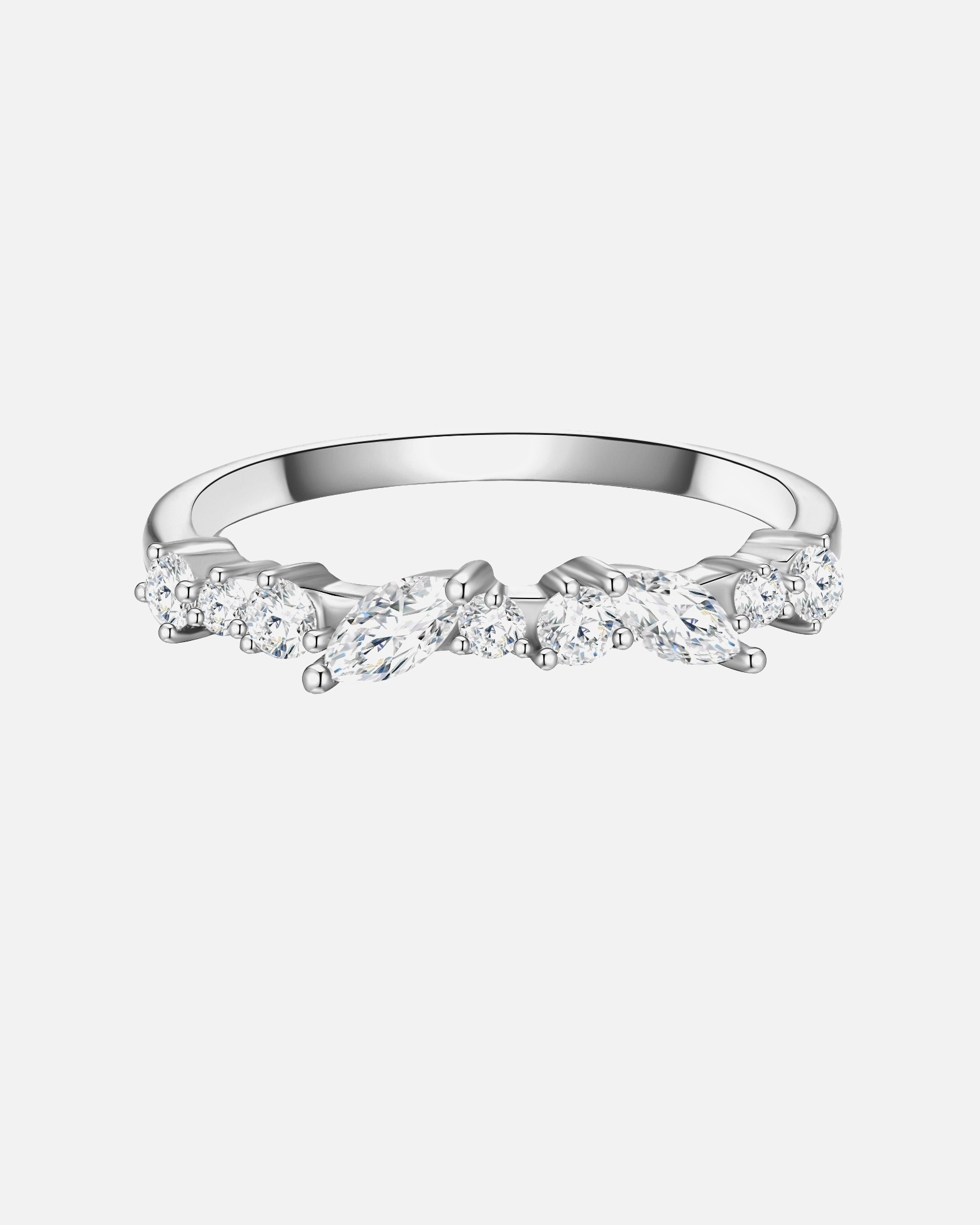 Ring für Weiblich Glanzstücke München Ring Sterling Silber Zirkonia in Silber 58