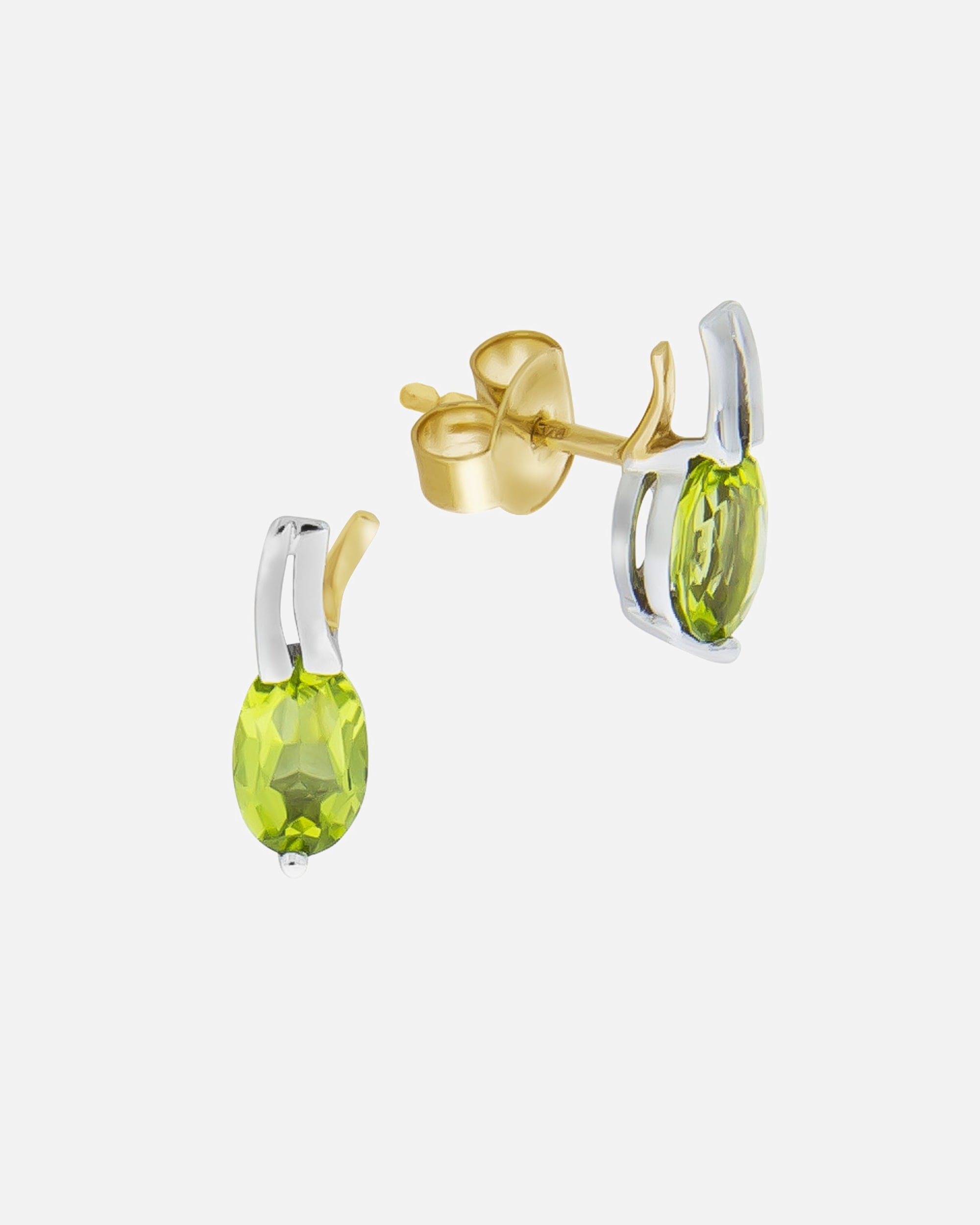 Ohrringe für Weiblich Fascination by Ellen K. Ohrstecker 375/- Gold Peridot grün 0,92ct. mehrfarbig