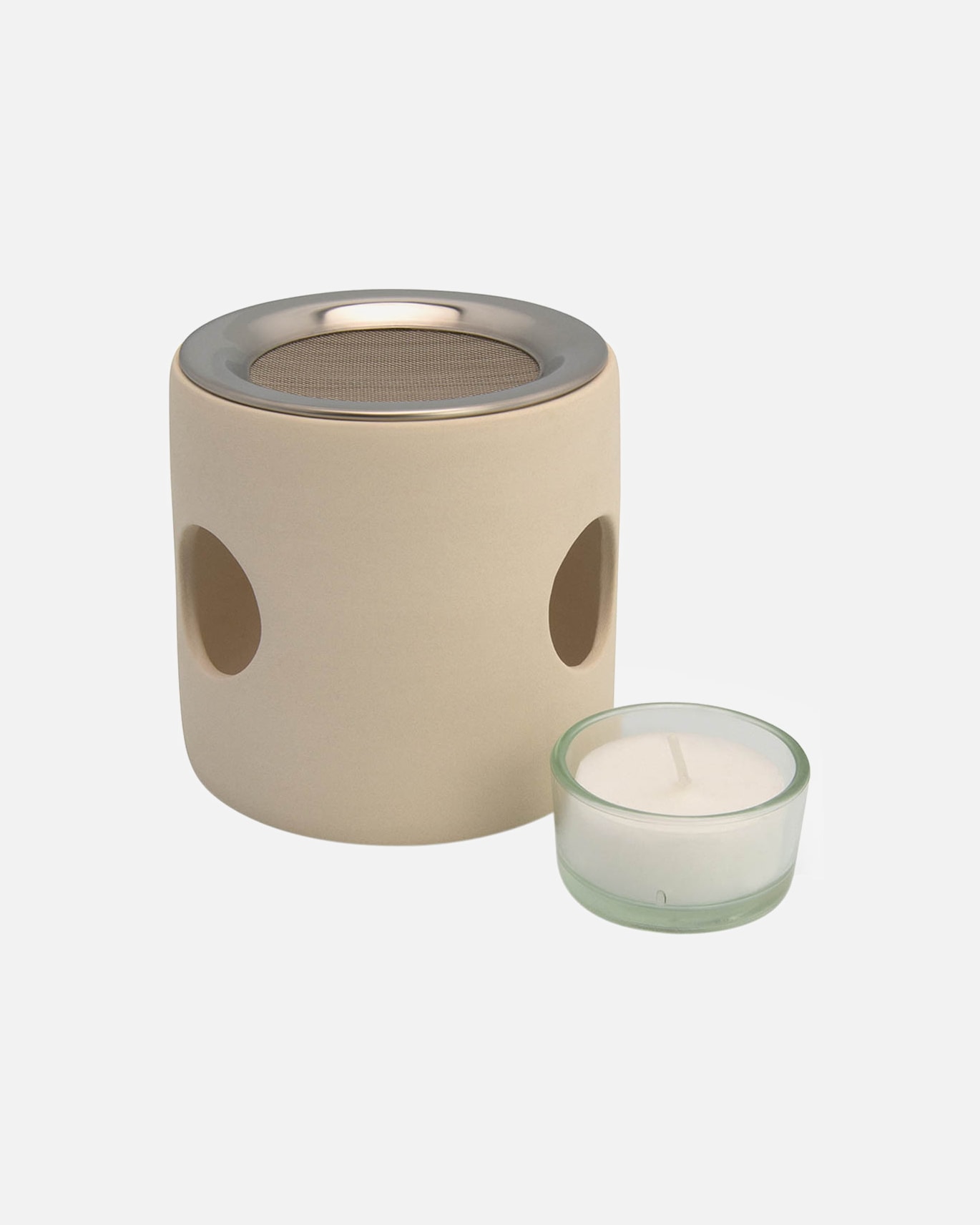 Ohrringe für Unisex Farfalla Zylinder Räucherstövchen beige 1 Stück