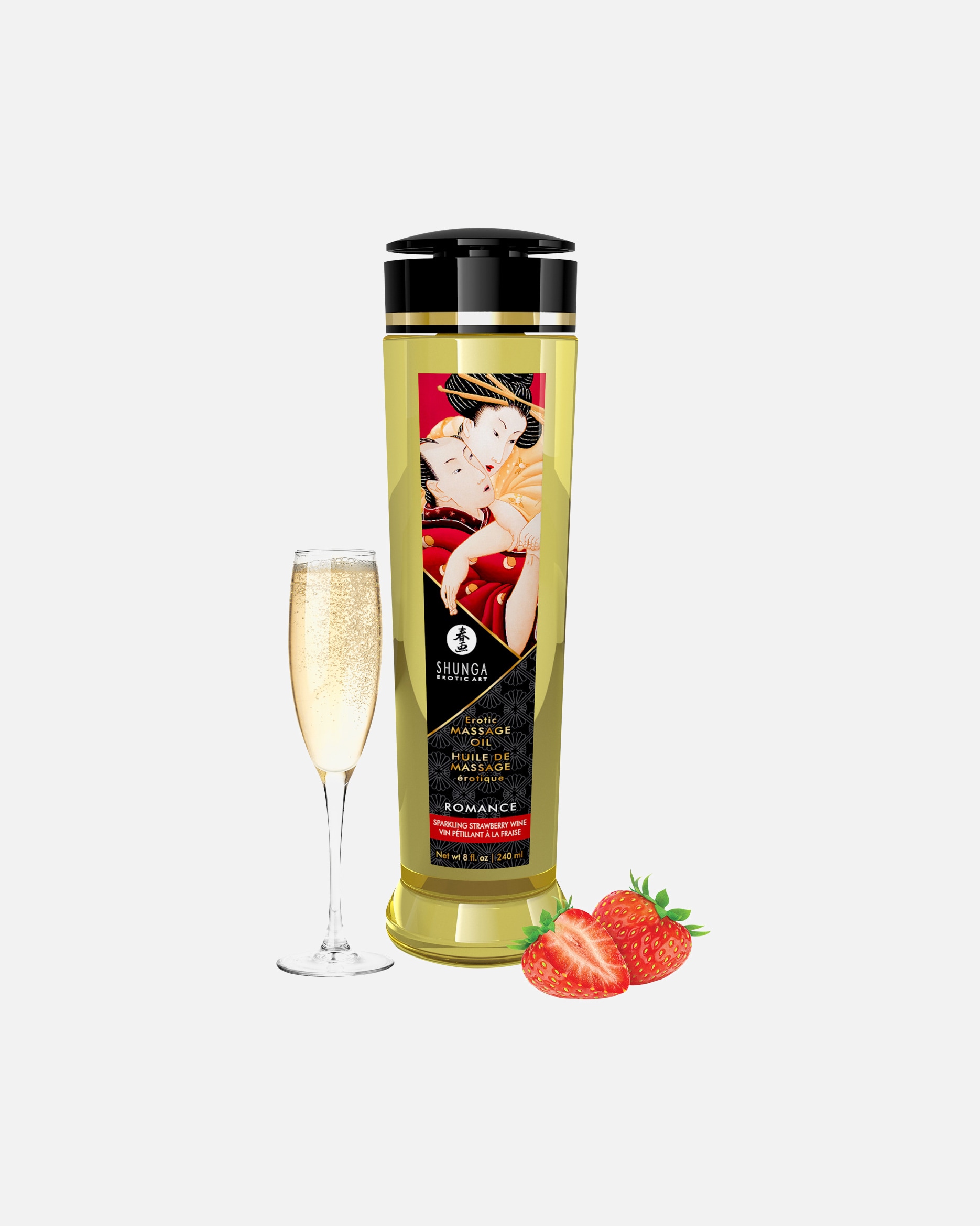 Massageöl für Unisex Shunga Massageöl Erotic Massage Oil Romance