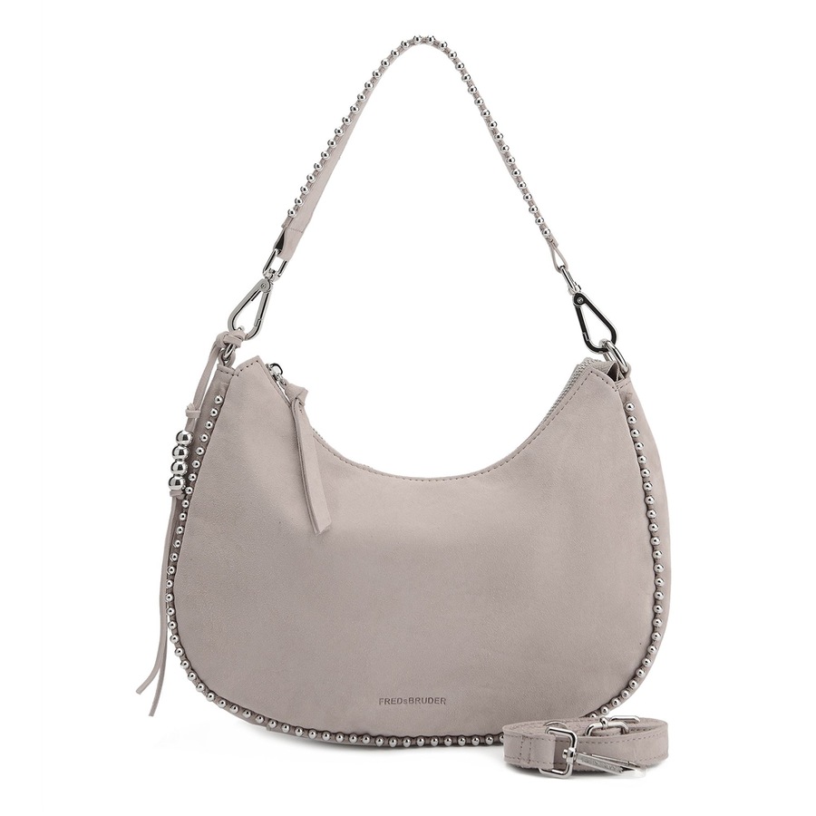 FREDsBRUDER All About Beads Schultertasche chai latte Grau Damen
