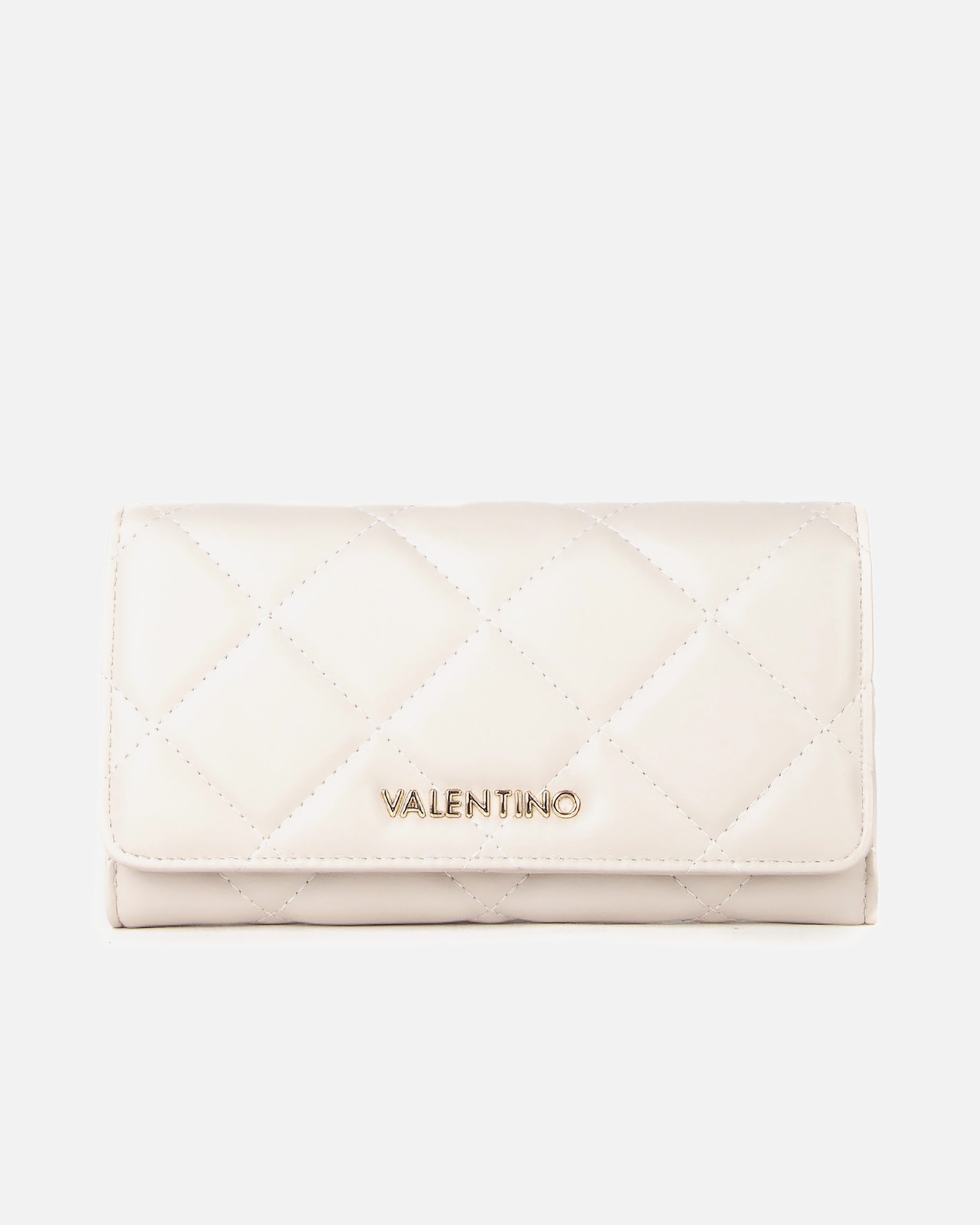 Portemonnaie für Weiblich Valentino Bags Geldbörse Ocarina Relove Recycle Ecru