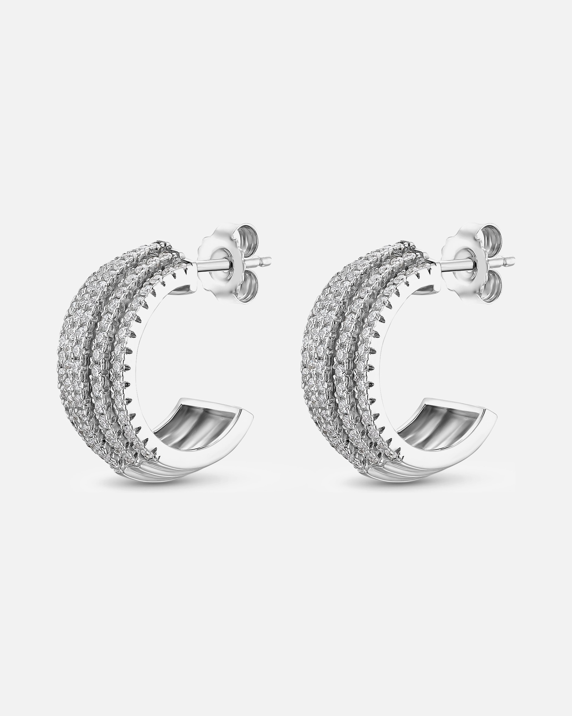 Creolen für Weiblich FAVS Creolen 925er Silber One Size