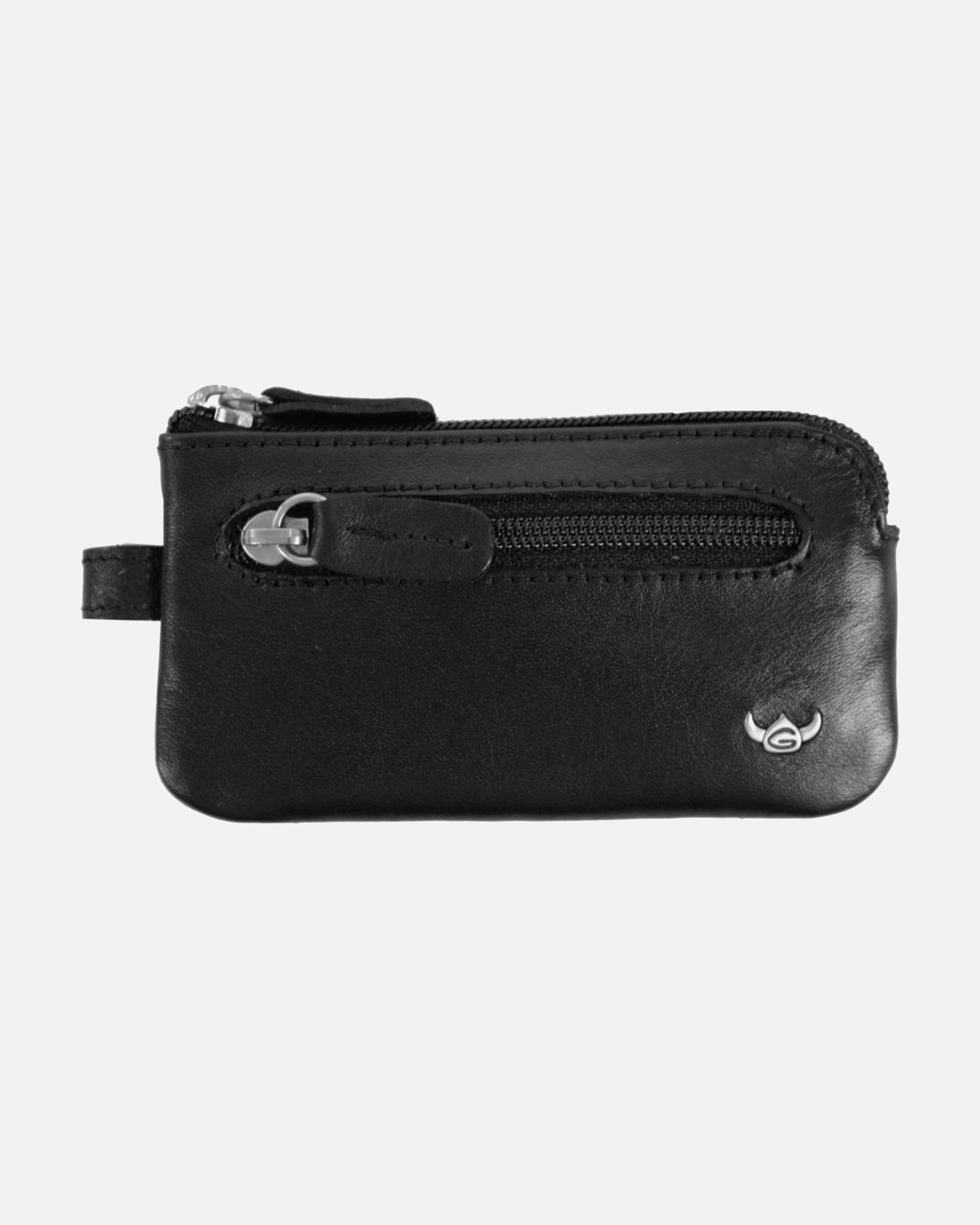 Etui für Unisex Golden Head Polo Schlüsseletui schwarz