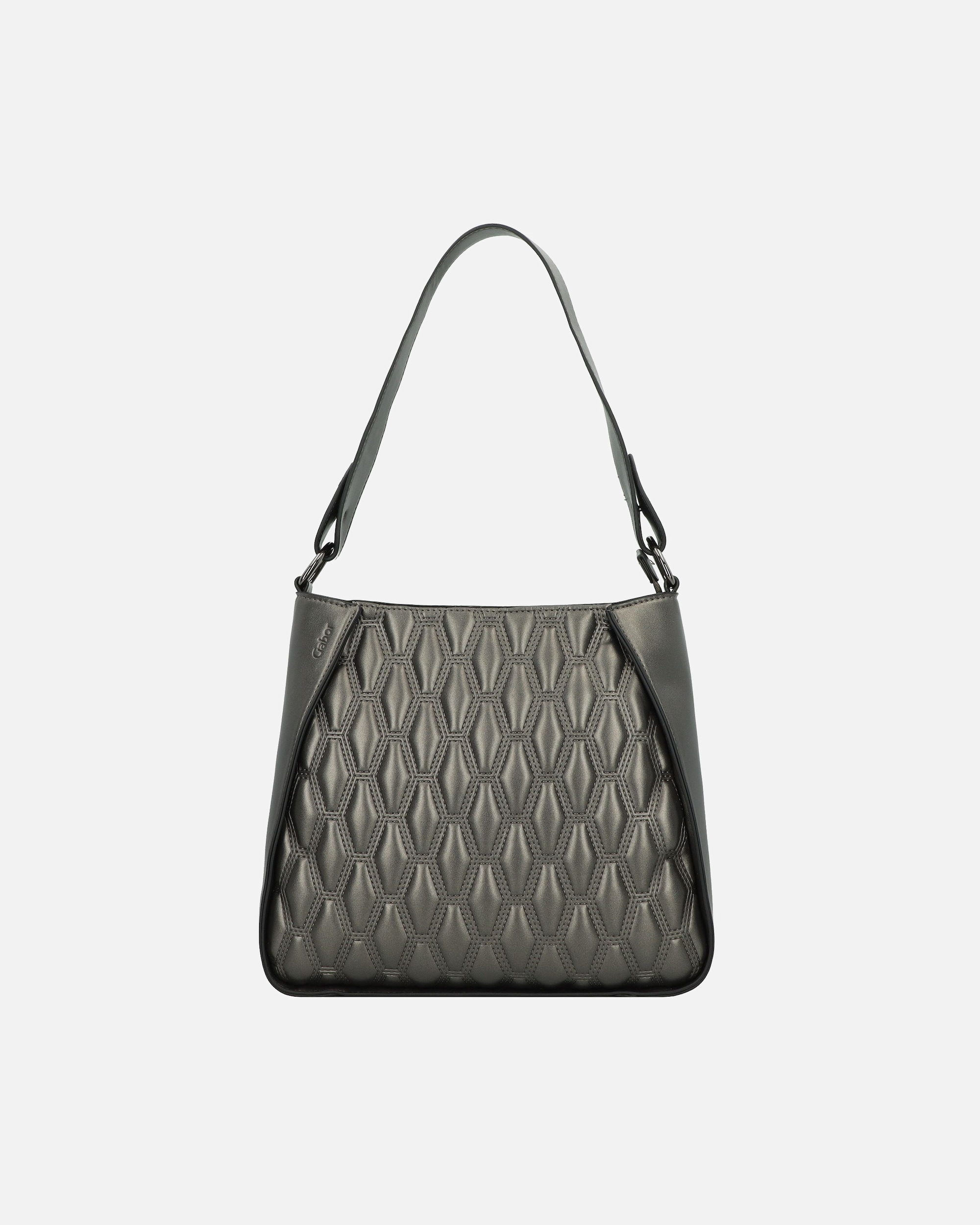 Clutch für Weiblich Gabor Benira Schultertasche metallic grey