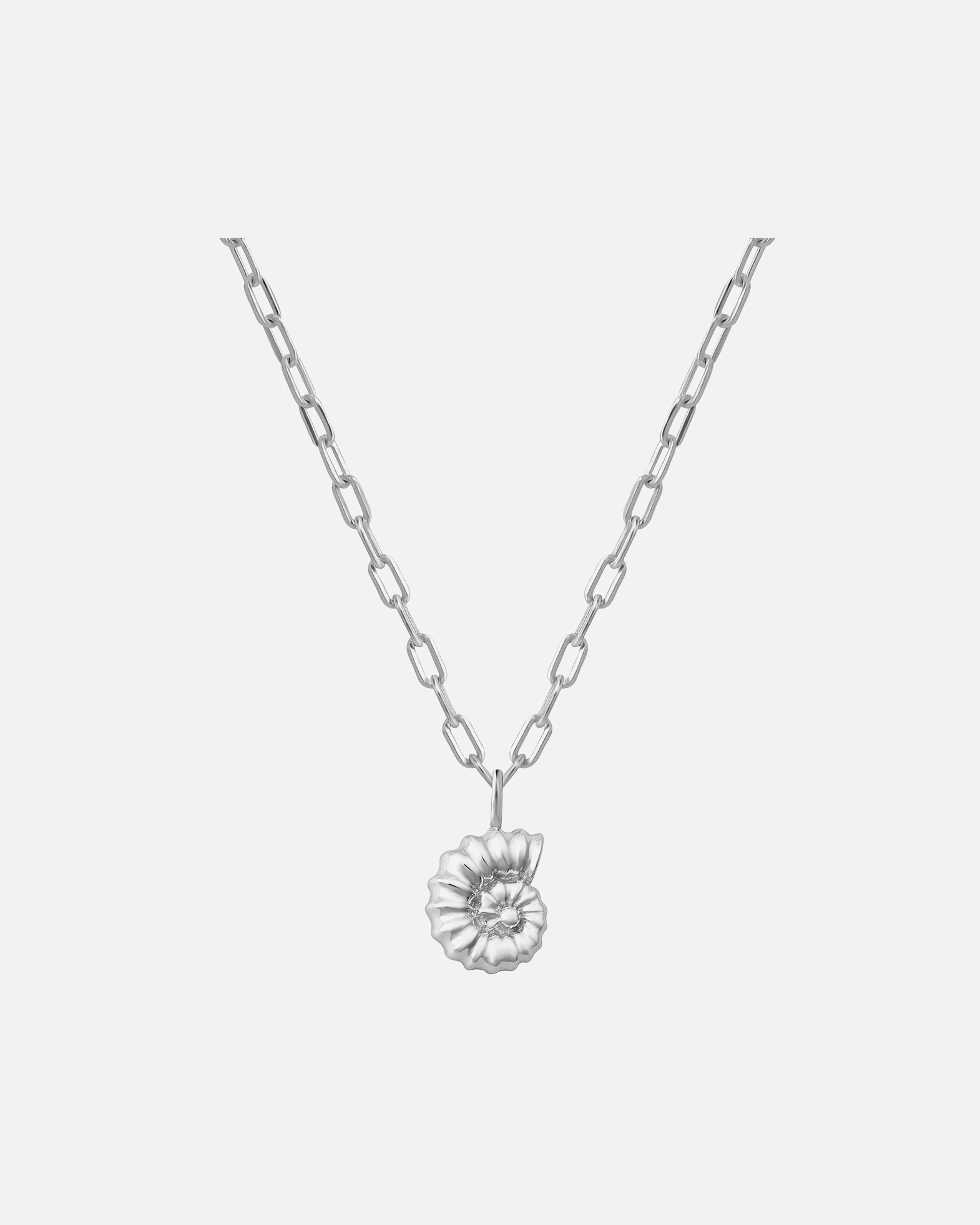 Halskette für Weiblich Glanzstücke München Halskette Muschel aus Sterling Silber in silber 40,0 cm Basiskette + 5,0 cm Verlängerung