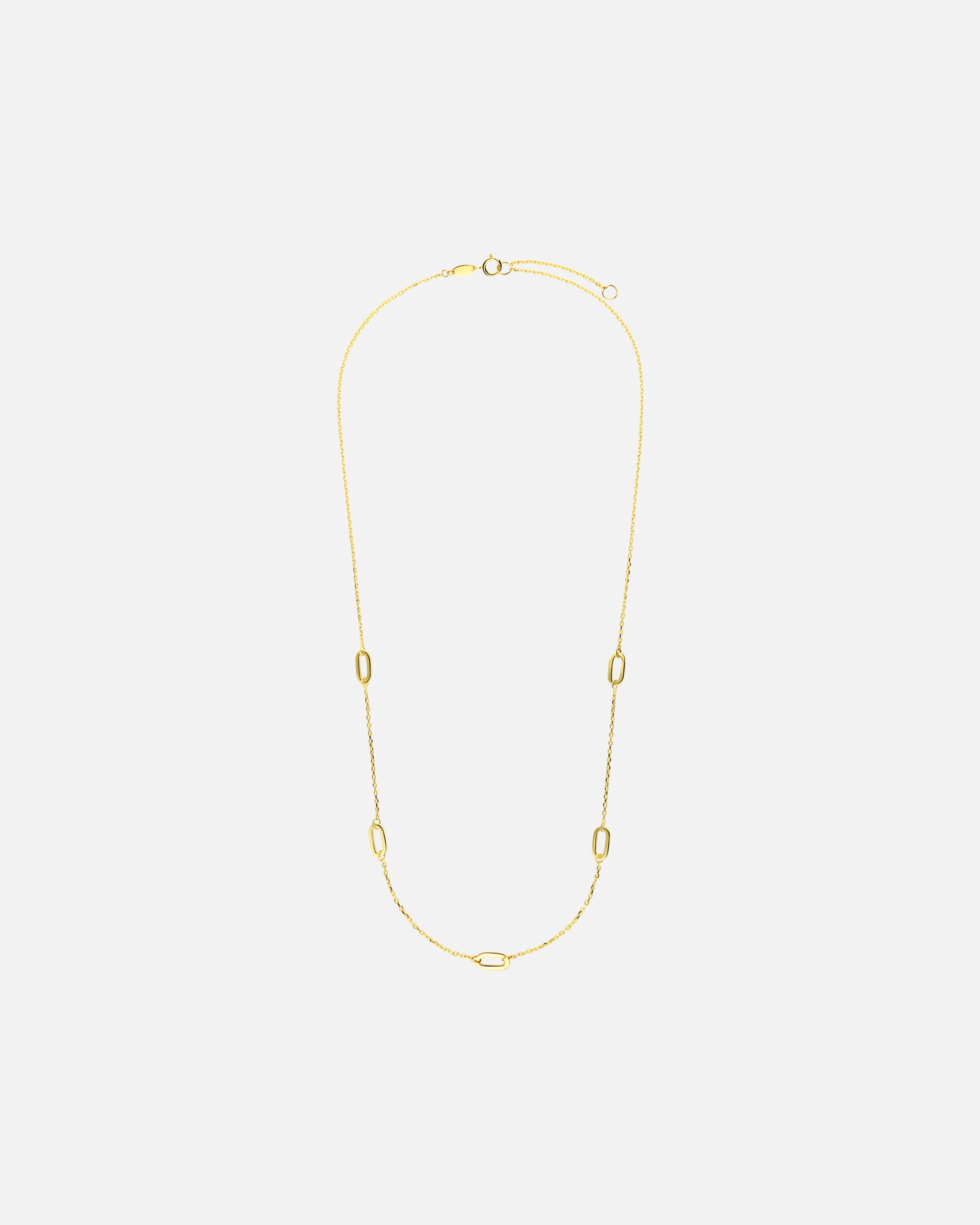 Halskette für Weiblich Lucardi Halskette 585 Gold 45 cm - Gelbgold legiert Halskette 585 Gold 45 cm - Gelbgold legiert