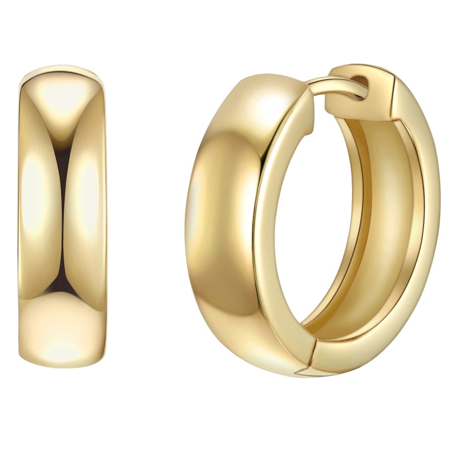 Glanzstücke München Creolen aus Sterling Silber in gelbgold 16,1 mm Damen