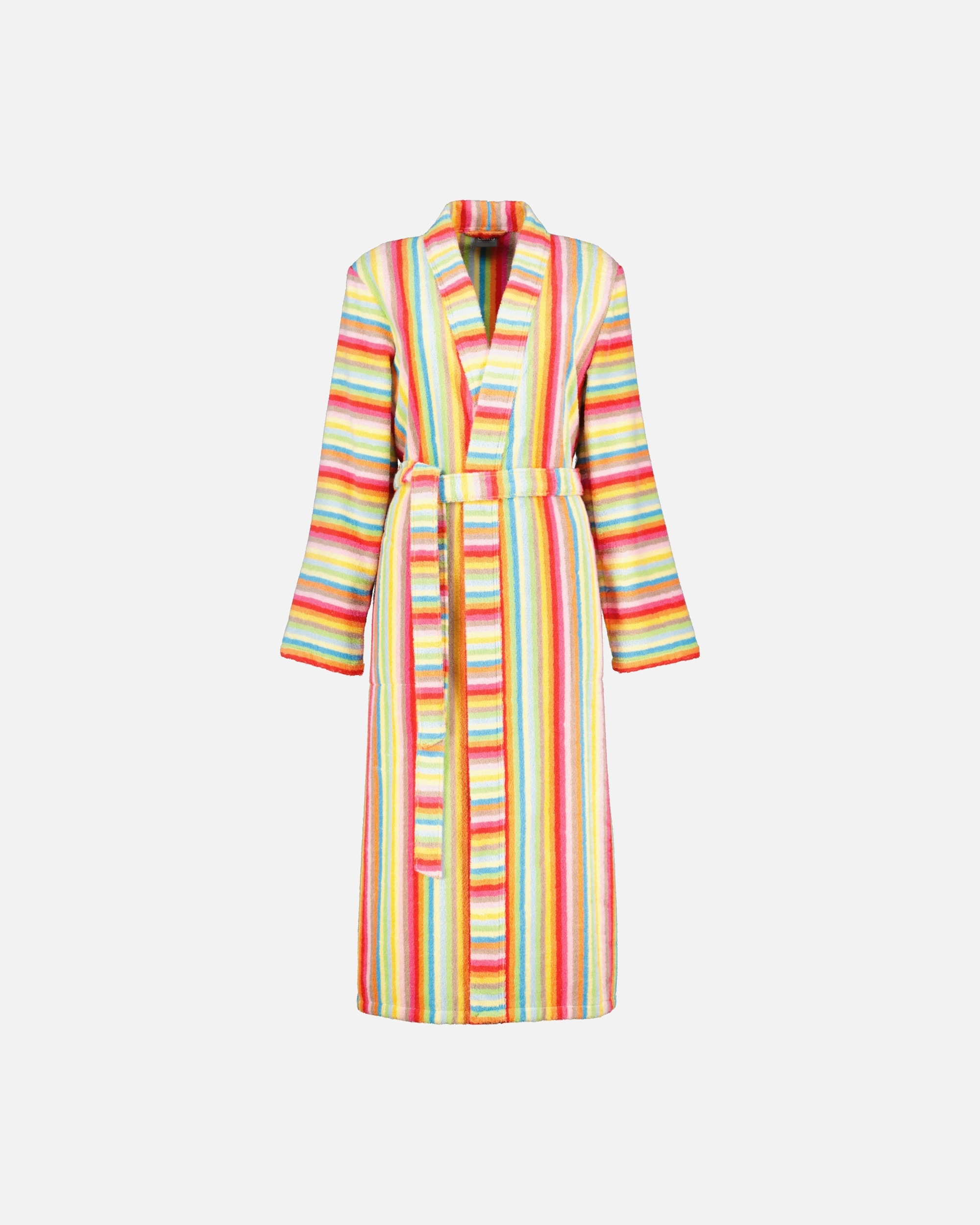 Bademantel für Weiblich Cawö Cawö Bademäntel Damen Kimono Life Style 7080 multicolor - 25 S