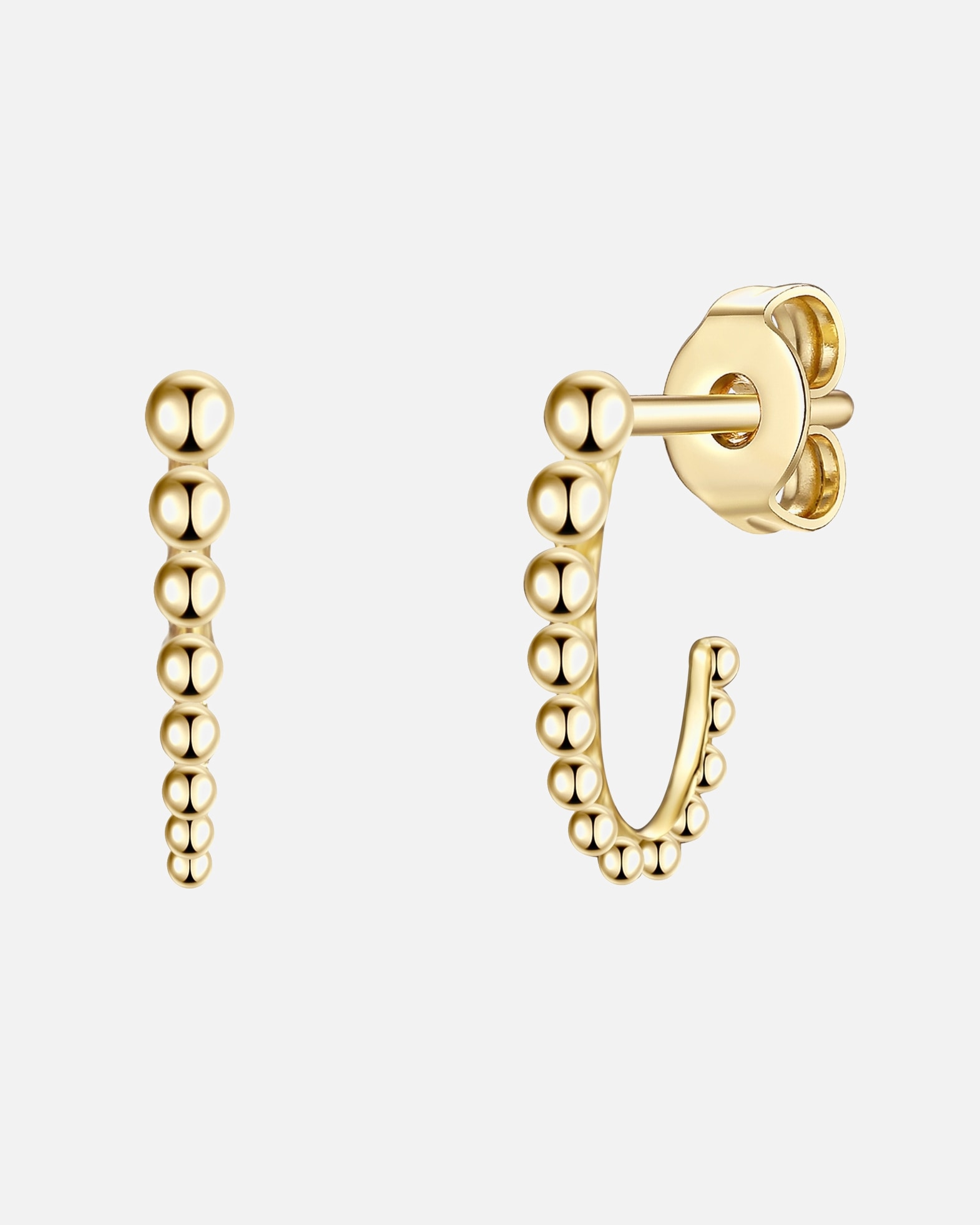 Ohrringe für Weiblich Glanzstücke München Creolen Sterling Silber in Gelbgold 12,0 mm