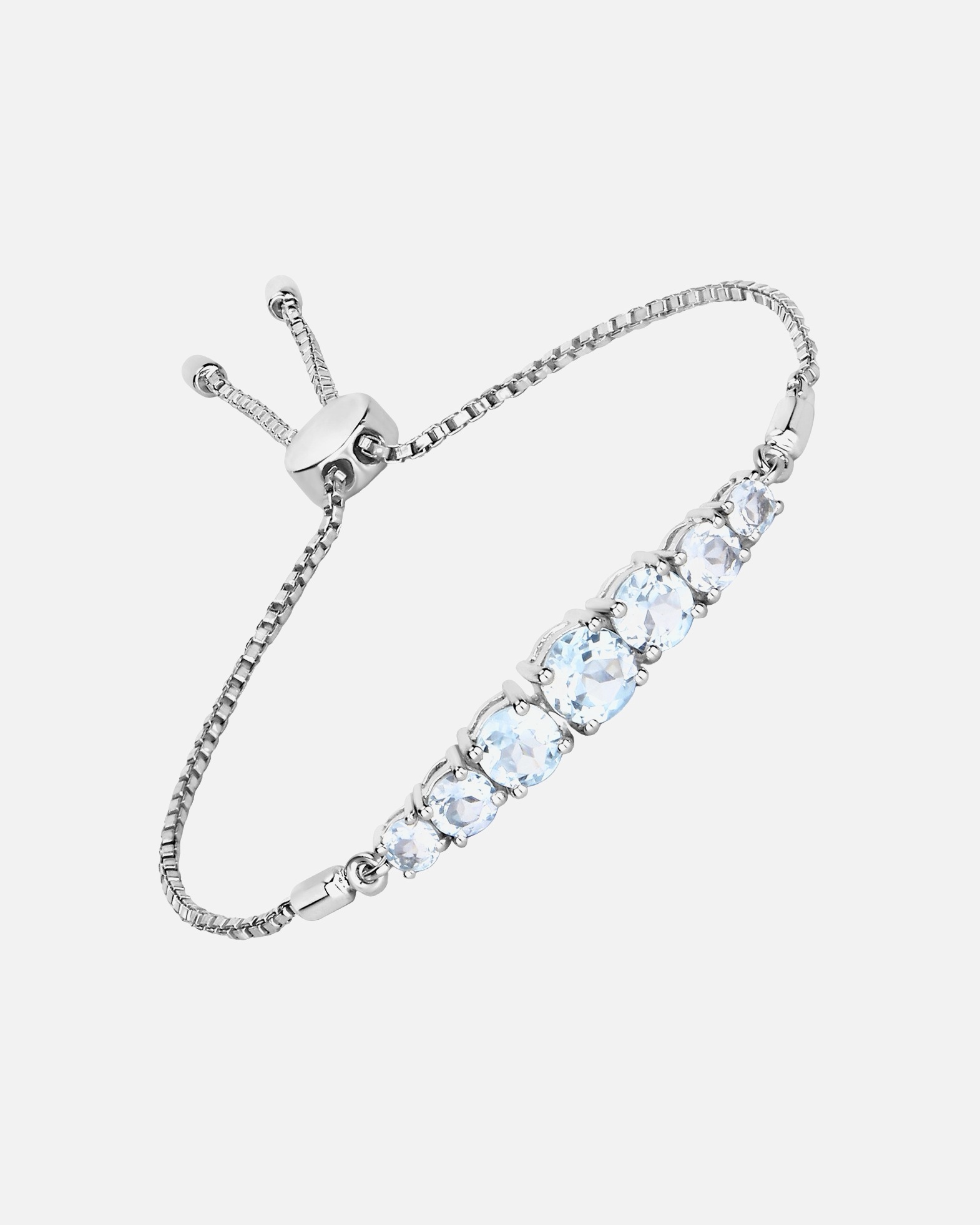 Armband für Weiblich Rafaela Donata Armband Sterling Silber Amethyst in Silber Silver/Blue