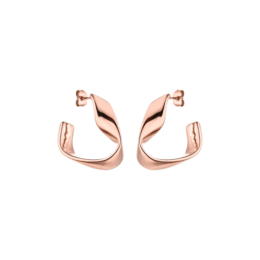 Purelei River Ohrringe 100% Edelstahl Rosegold Hellbraun Damen