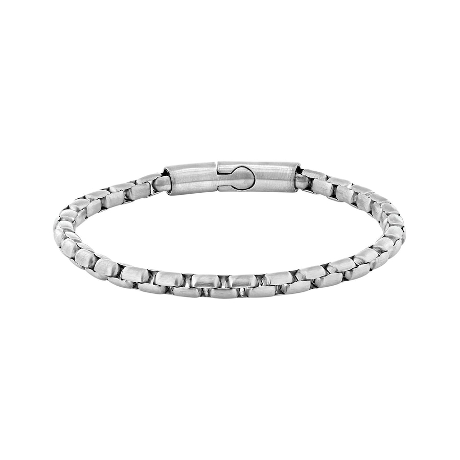 Lucardi Armband Stahl silbern 21.0mm Damen