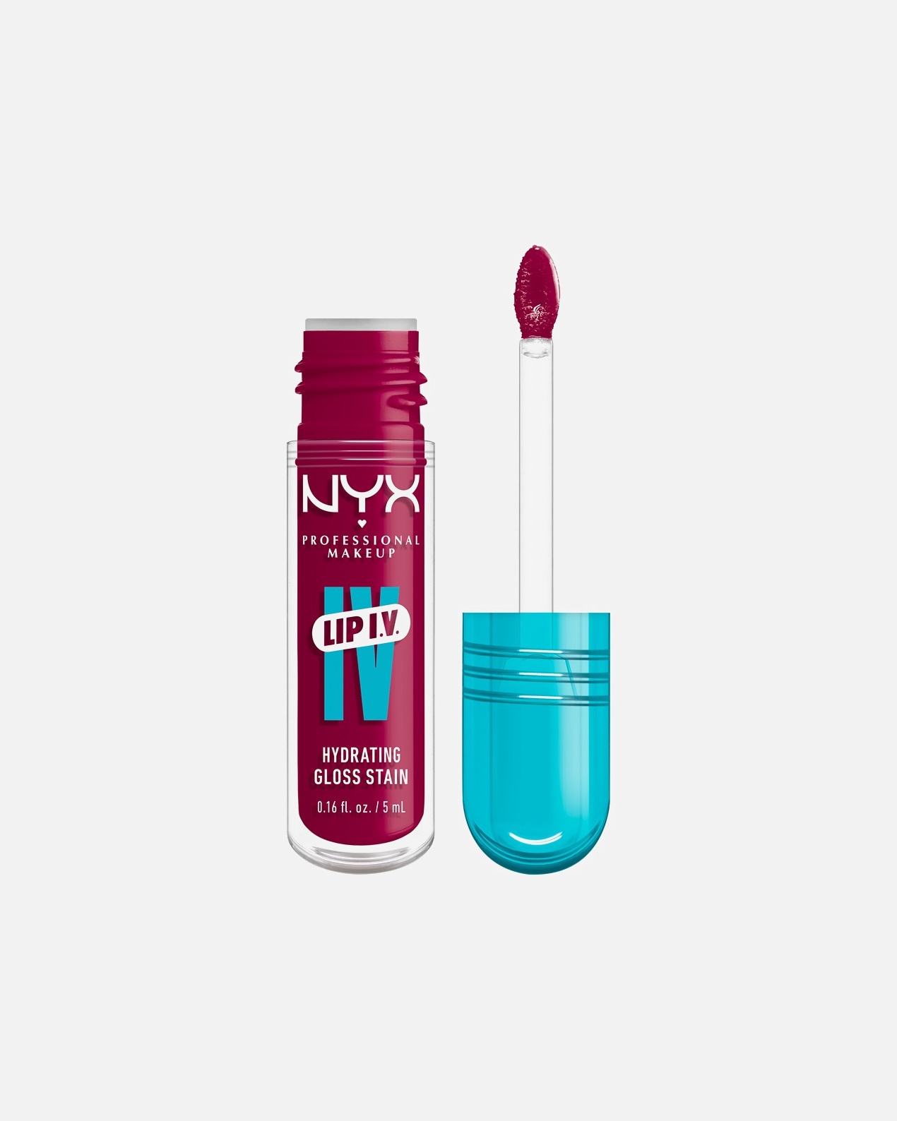 Lipgloss für Weiblich NYX Professional Makeup Default Brand Line LIP IV Hydrating Gloss Serum Lippgloss 19 Magenta Mist