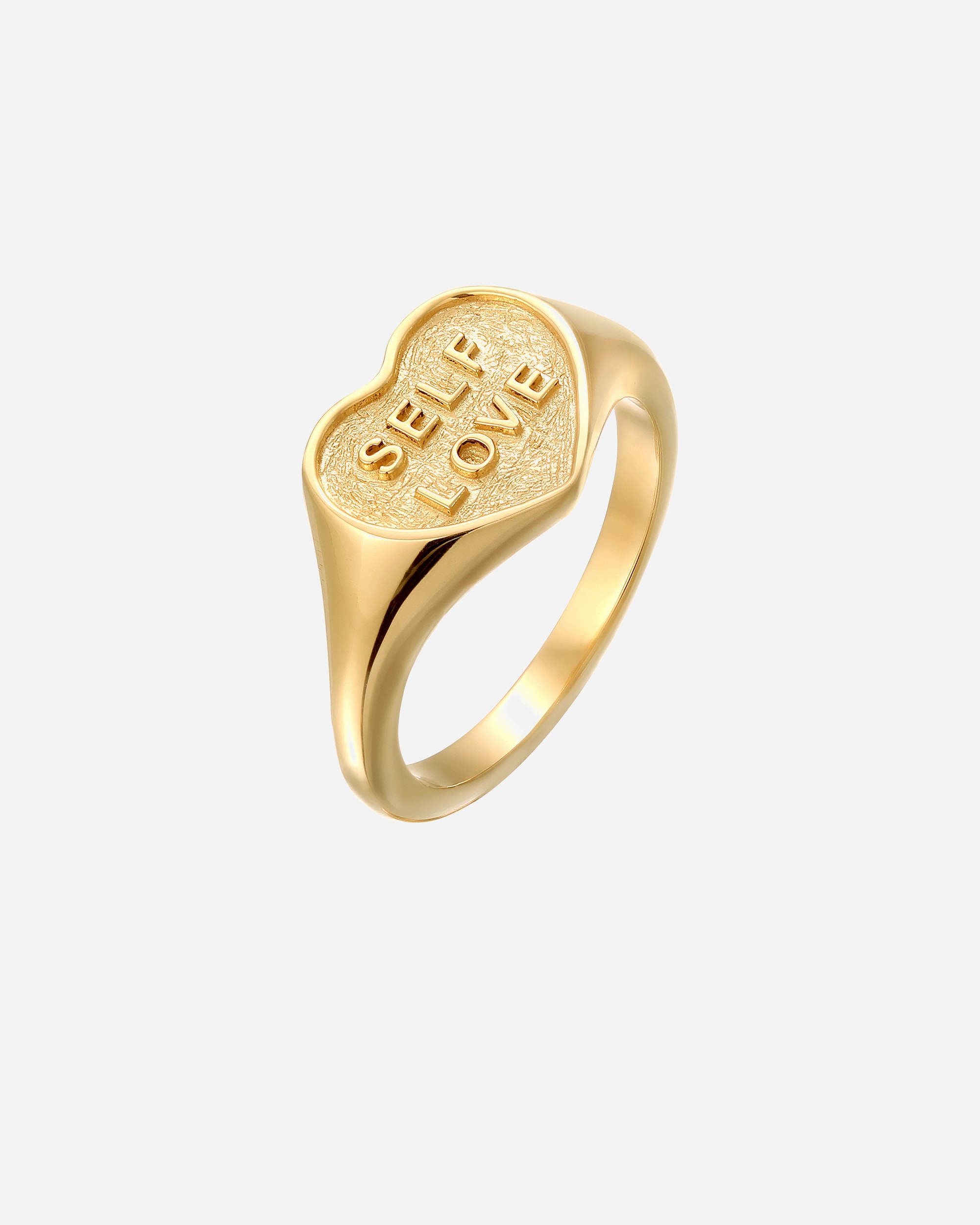 Ring für Weiblich Elli Siegelring Herz 925 Sterling Silber 58