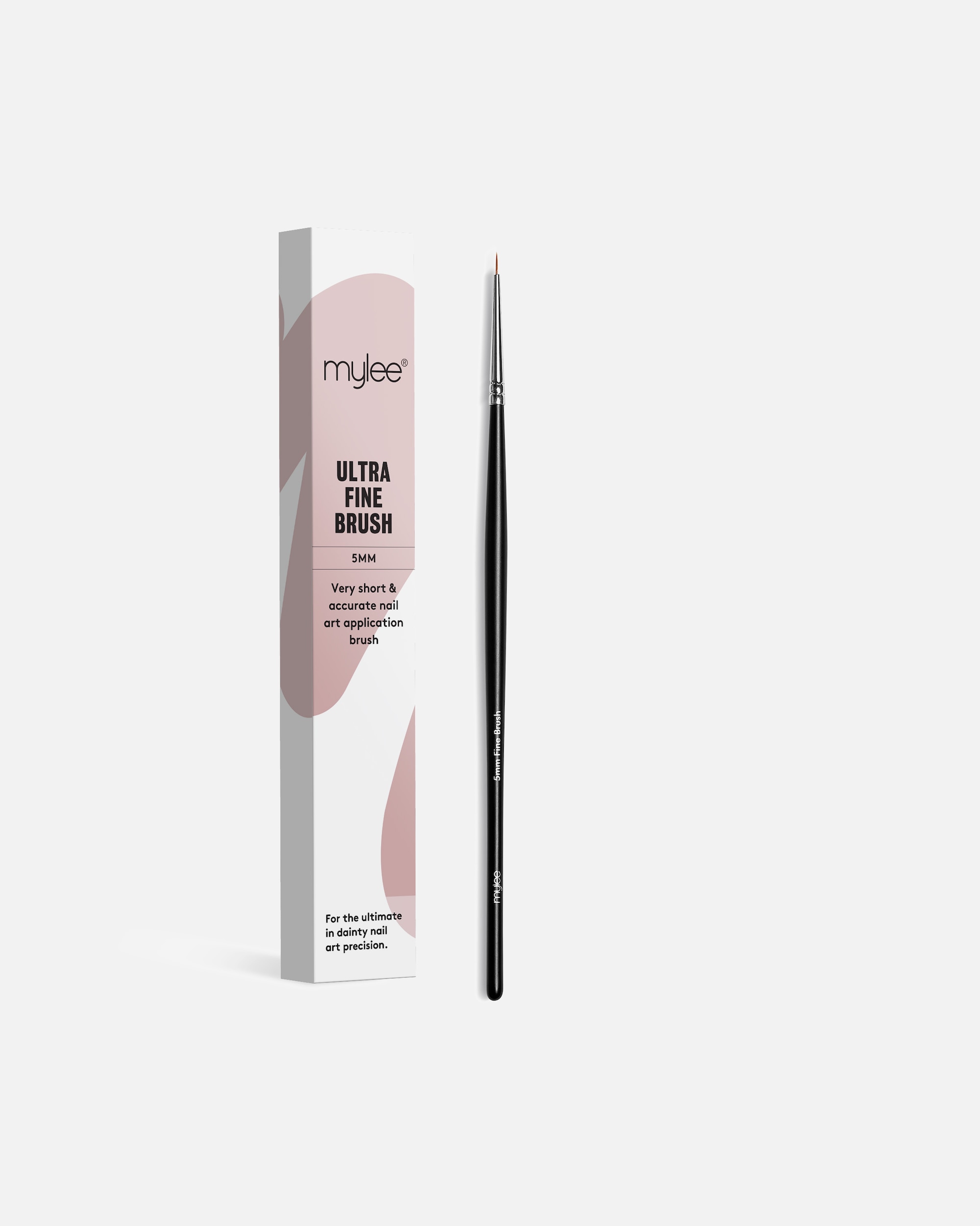 Nageldesign für Unisex Mylee Angled Brush 5mm Ultra Fine Brush
