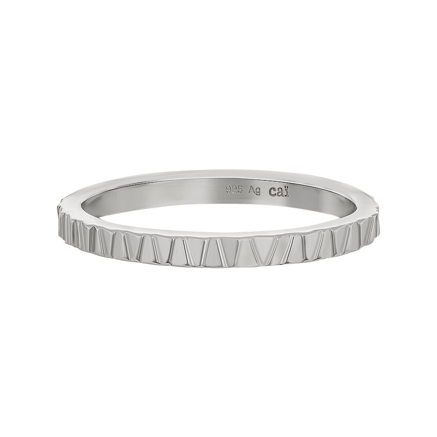 caï Ring 925/- Sterling Silber ohne Stein 060 (19,1) Damen