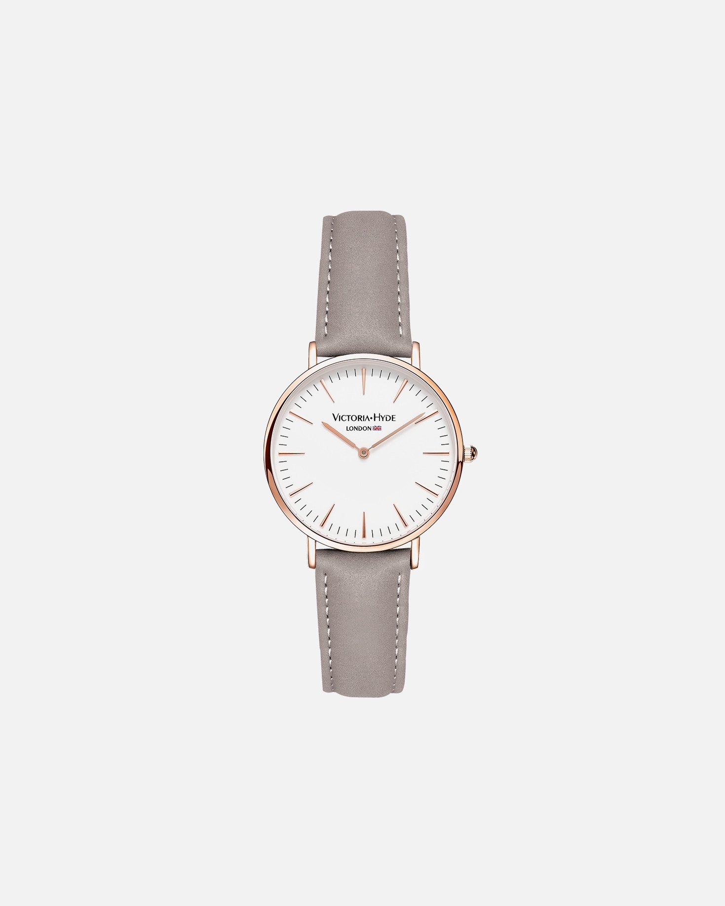 Uhr für Männlich Victoria Hyde London Southfields Modern Grau Rosegold