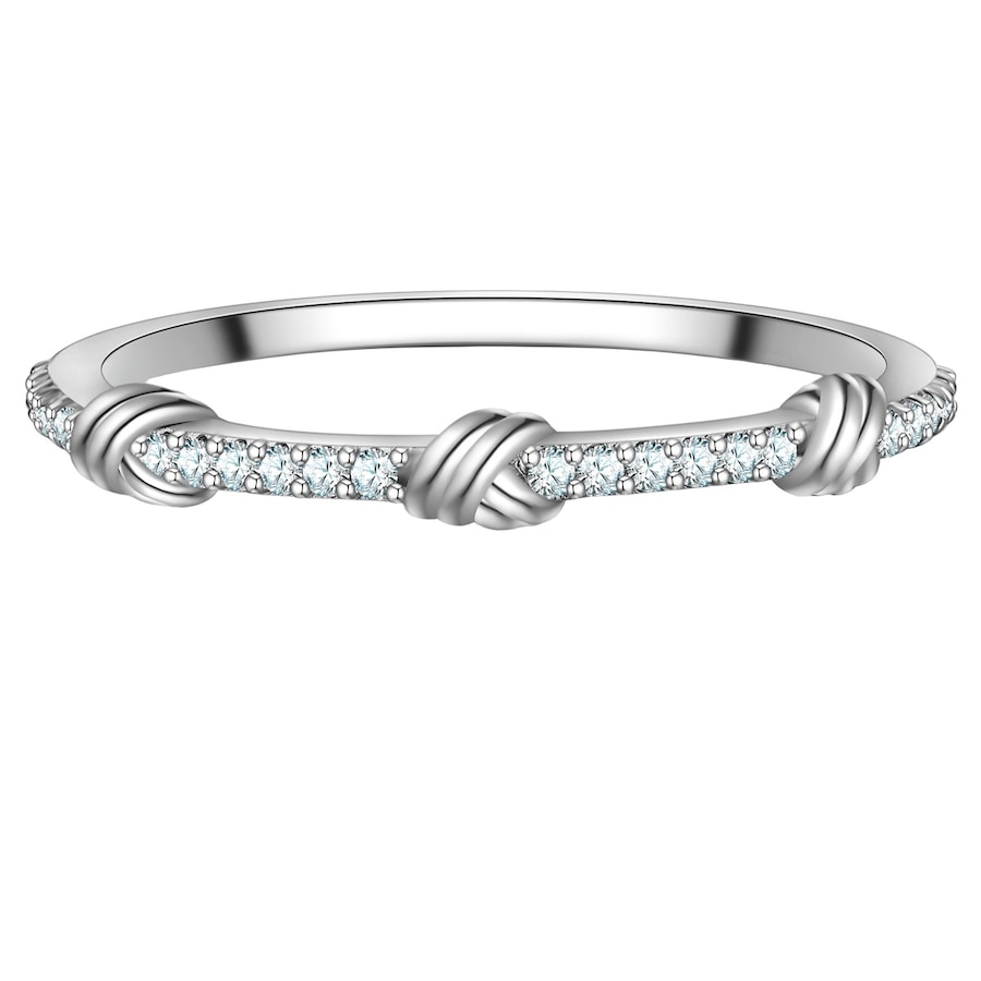 Glanzstücke München Ring aus Sterling Silber in silber mit Zirkonia 60 Damen