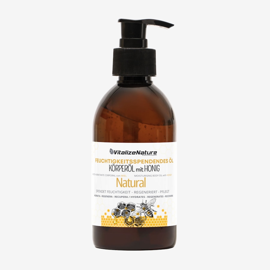 VitalizeNature Feuchtigkeitsspendendes Körperöl mit Honig 250 ml Herren